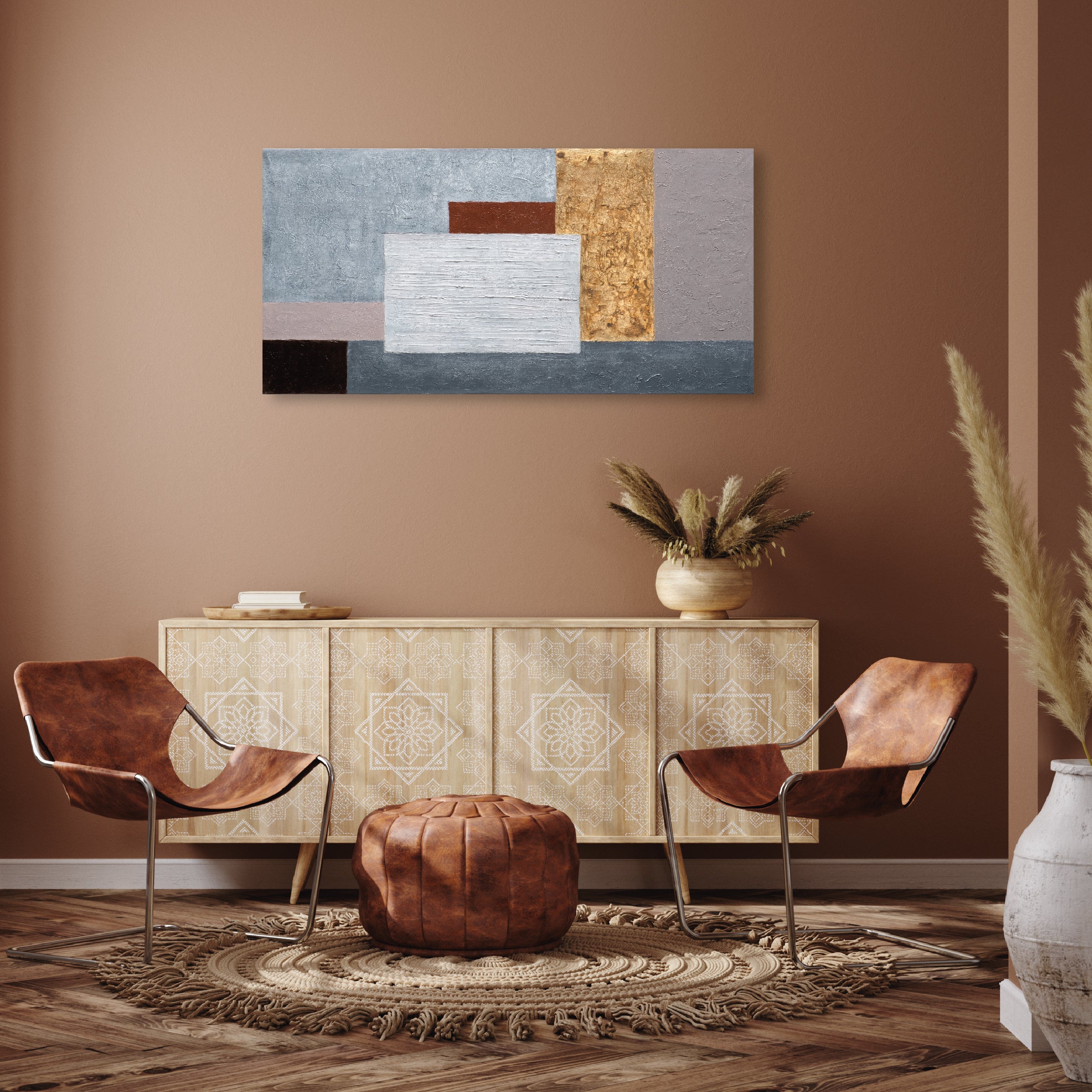 Pintura original sin marco z717 60 x 120 cm