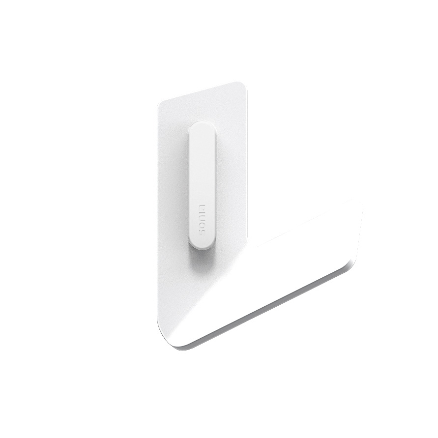 Percha/perchero quick aluminio blanco con 1 ganchos