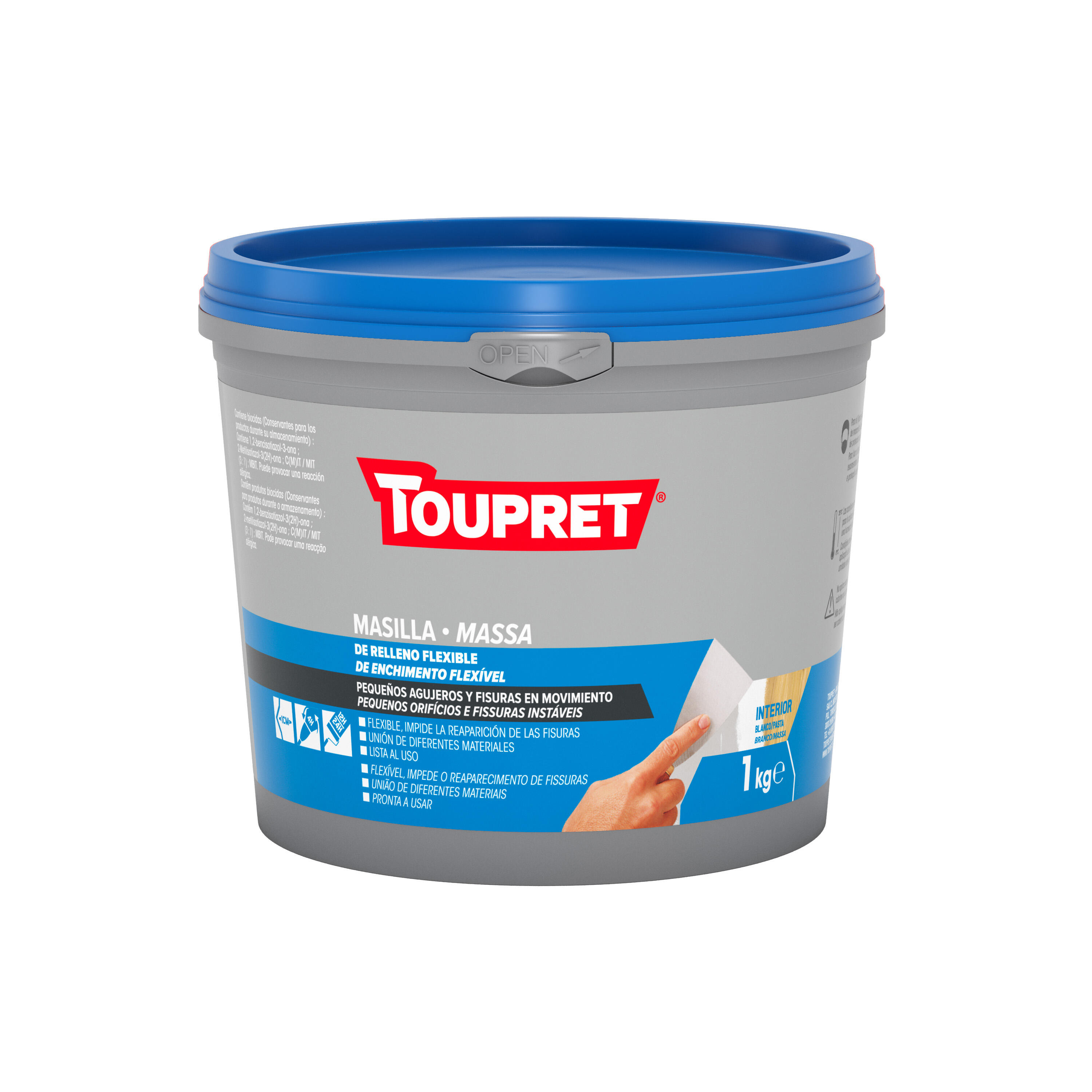 Masilla de relleno flexible touprêt 1kg