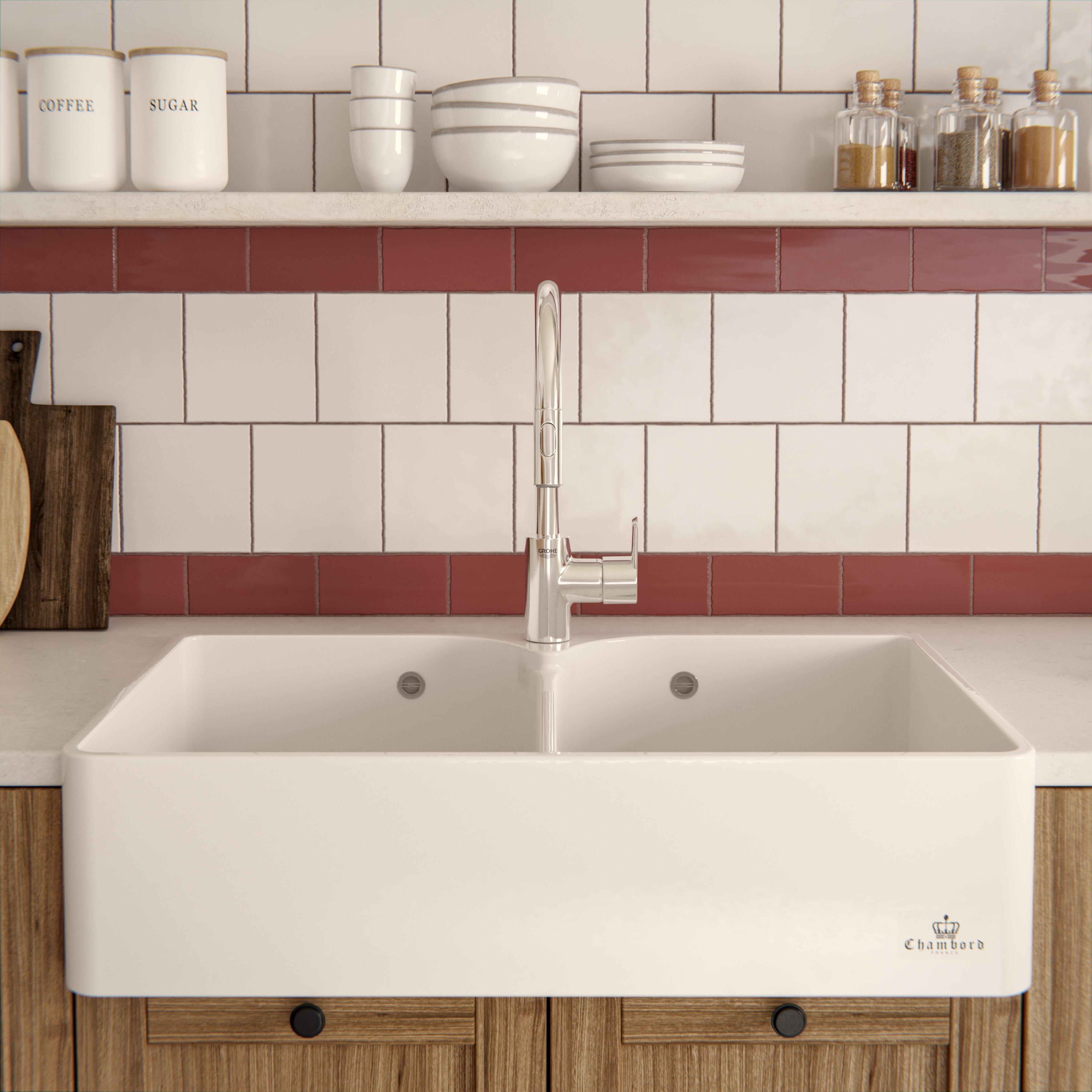 Fregadero de   CHAMBORD Clotaire I  59.5 x 50 cm - 9