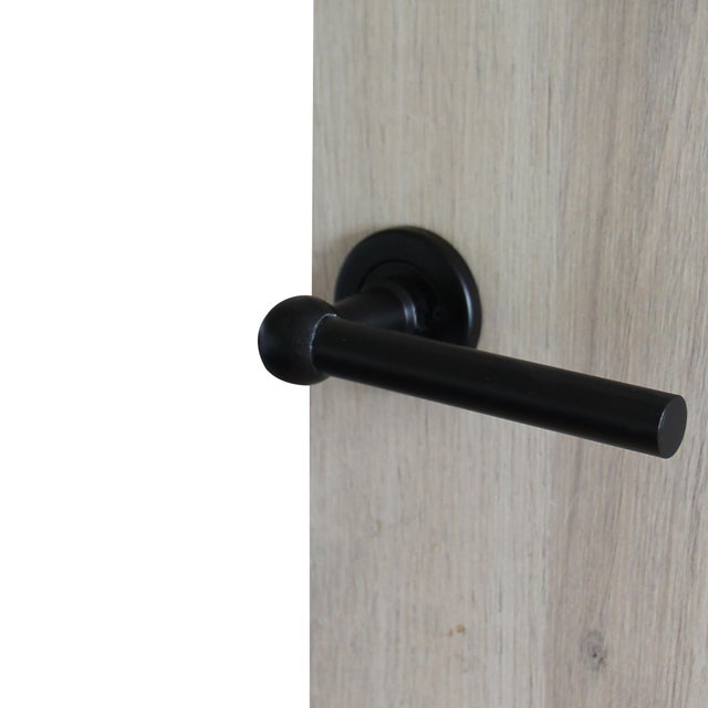 Poignée sur rosace Chemin de fer LINEA BERTOMANI, noir mat A1