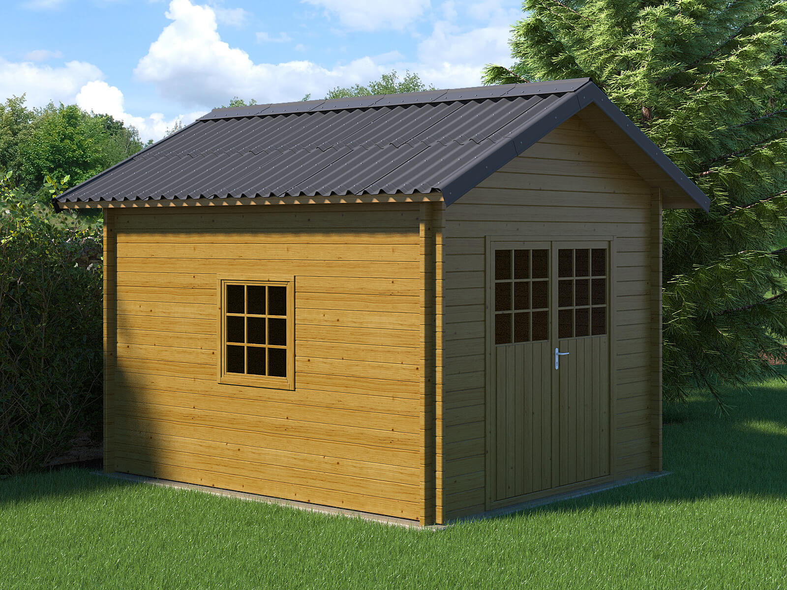 Plaque ondulée bitumée anthracite, ONDULINE - 5