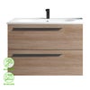 Mueble de baño Mia chapa roble 80x45 cm (lavabo no incluido)