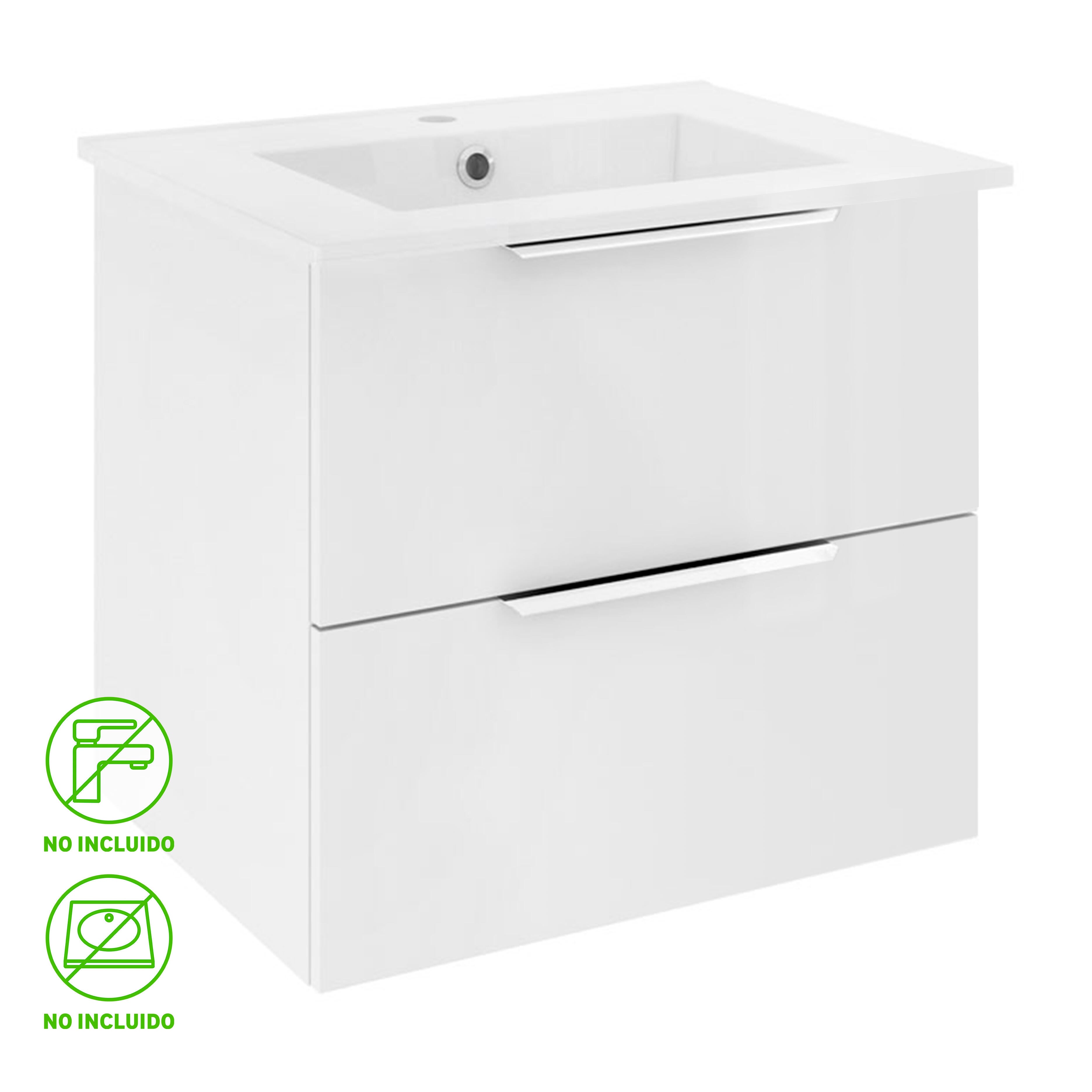 Mueble de baño essential blanco 60x45 cm (lavabo no incluido)