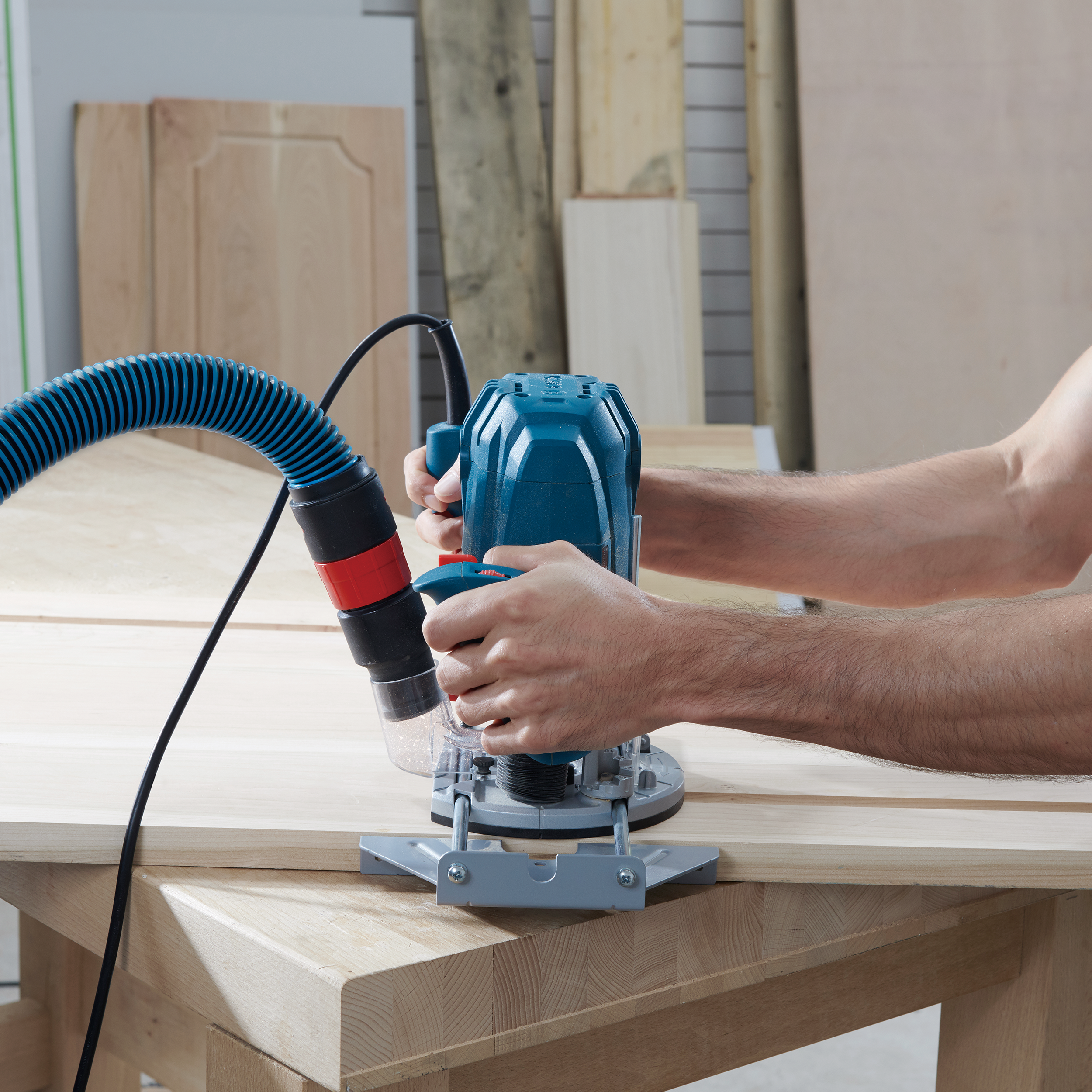 Frezarka górnowrzecionowa 1300W GOF 130 BOSCH - 4