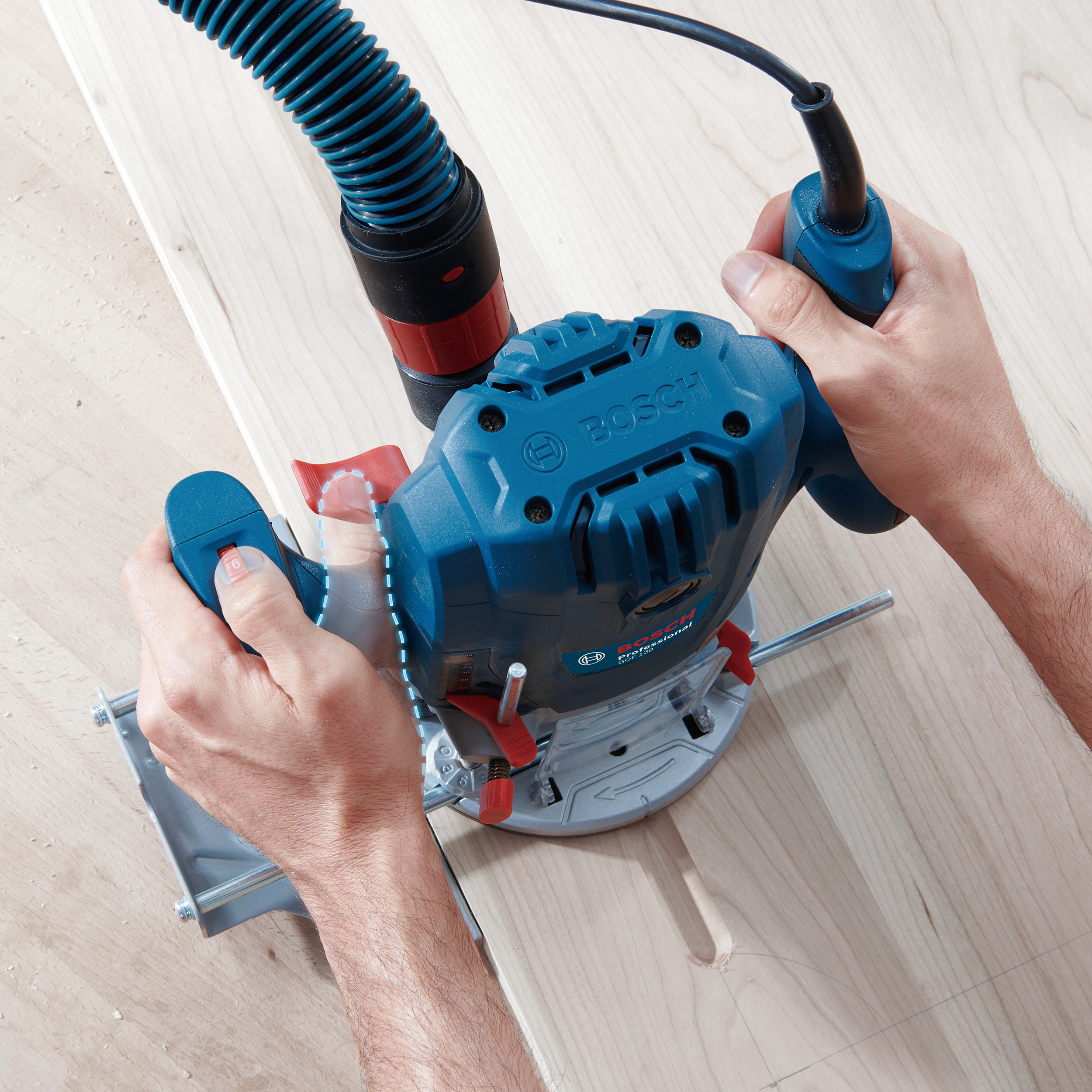 Frezarka górnowrzecionowa 1300W GOF 130 BOSCH - 3