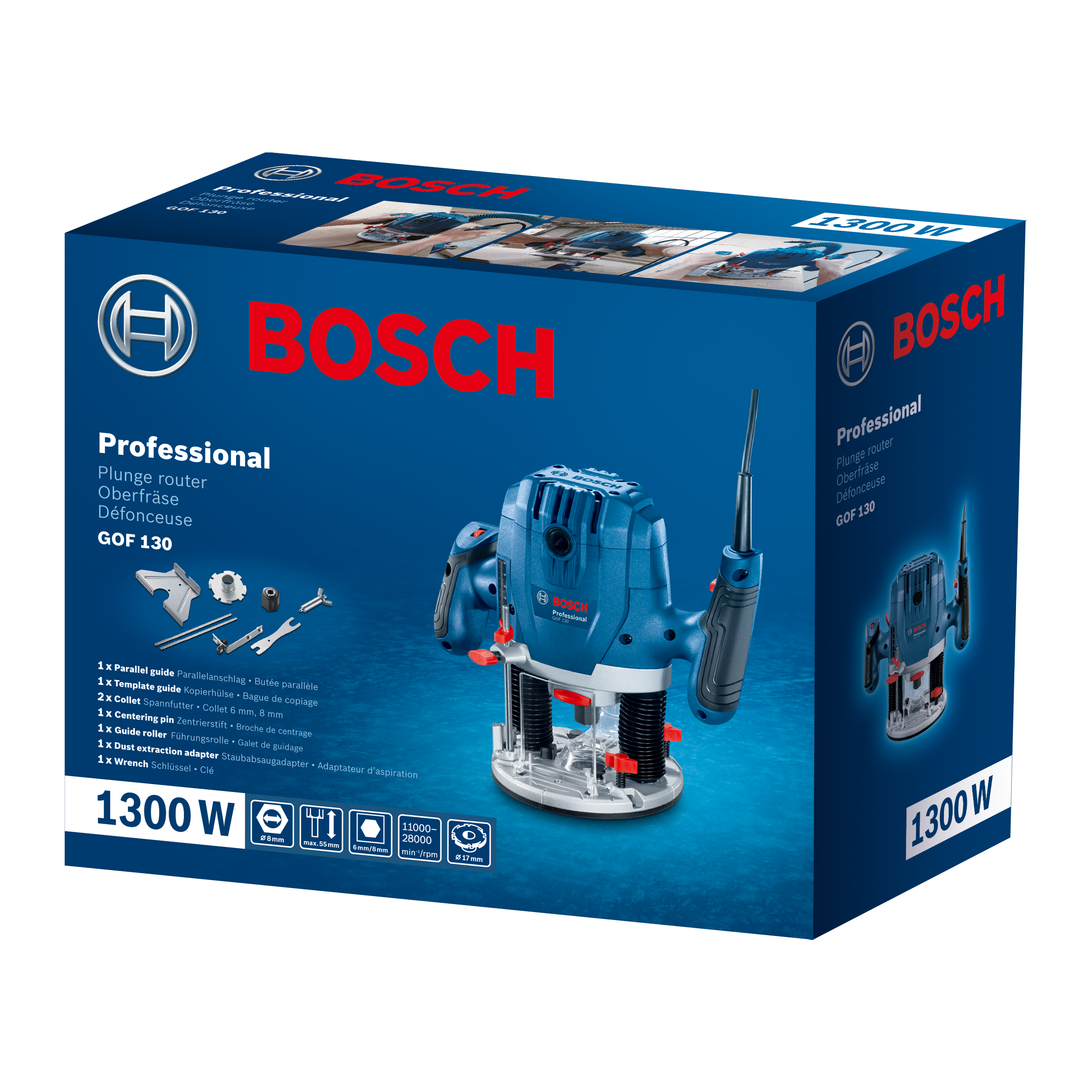 Frezarka górnowrzecionowa 1300W GOF 130 BOSCH - 8