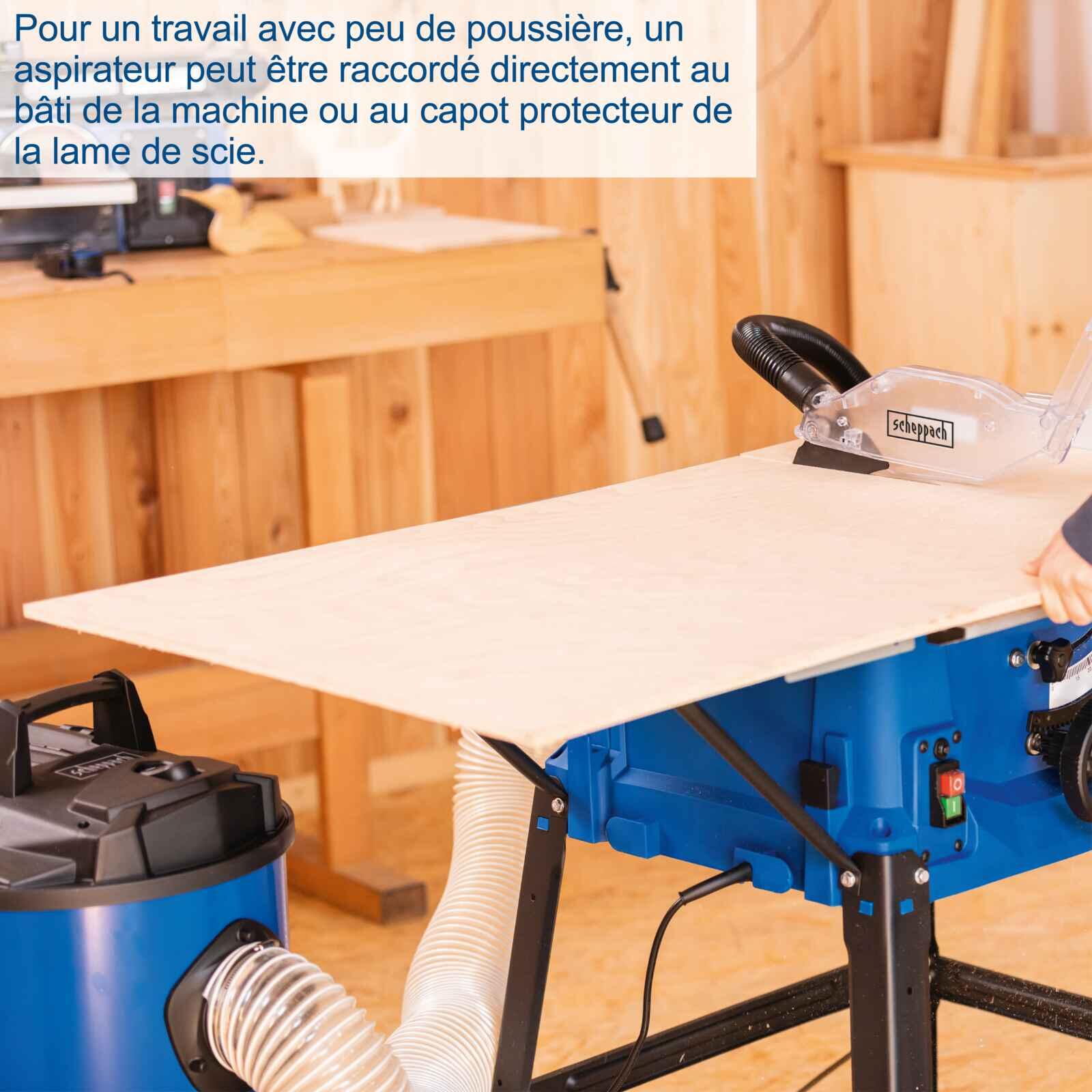 Scie sur table SCHEPPACH 250MM HS100S, 2000 W - 6