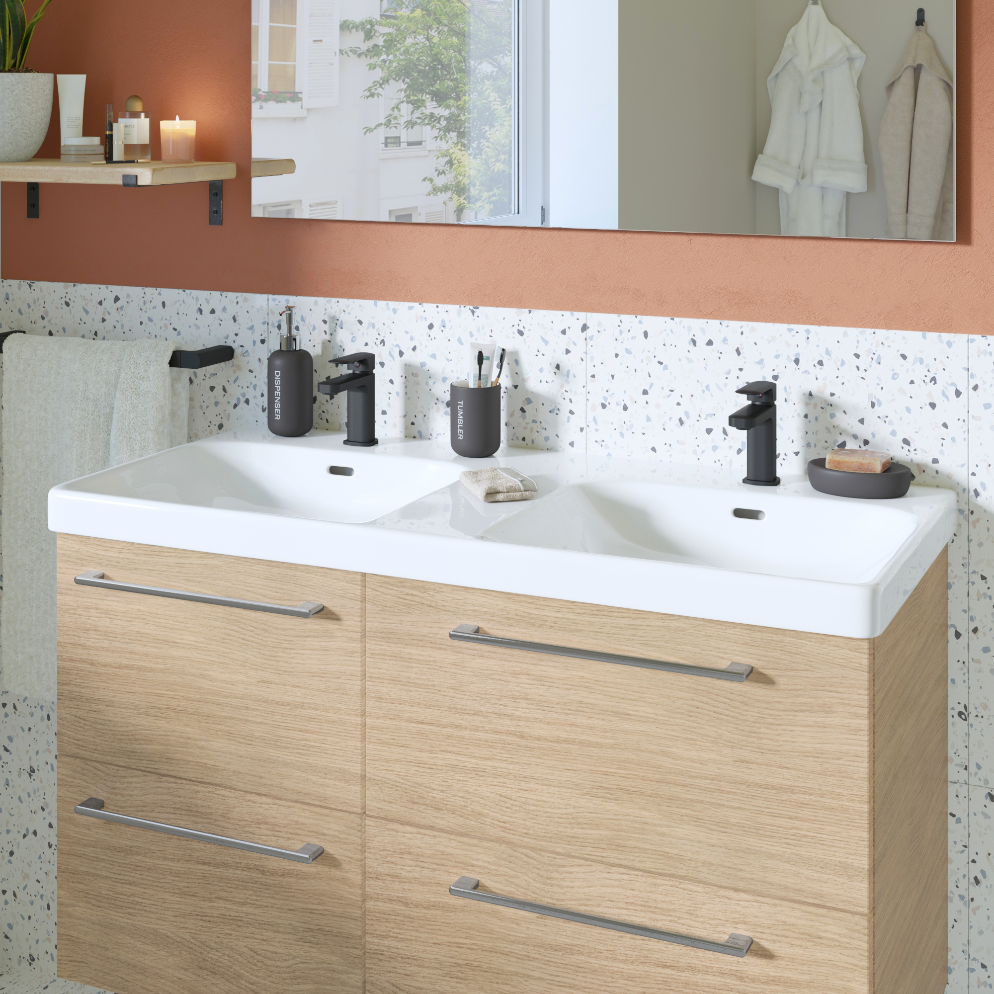 Tiroir effet chêne naturel l.45 cm x P.46 cm Remix - 4