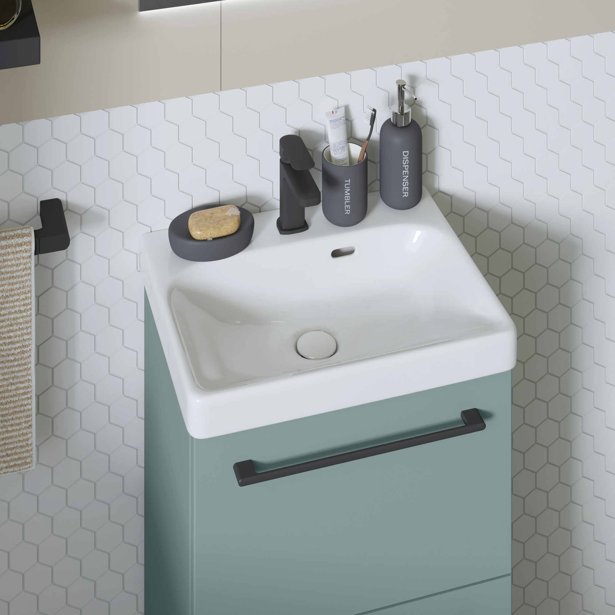 Umywalka meblowa Remix 46 X 36.7 Sensea - 16