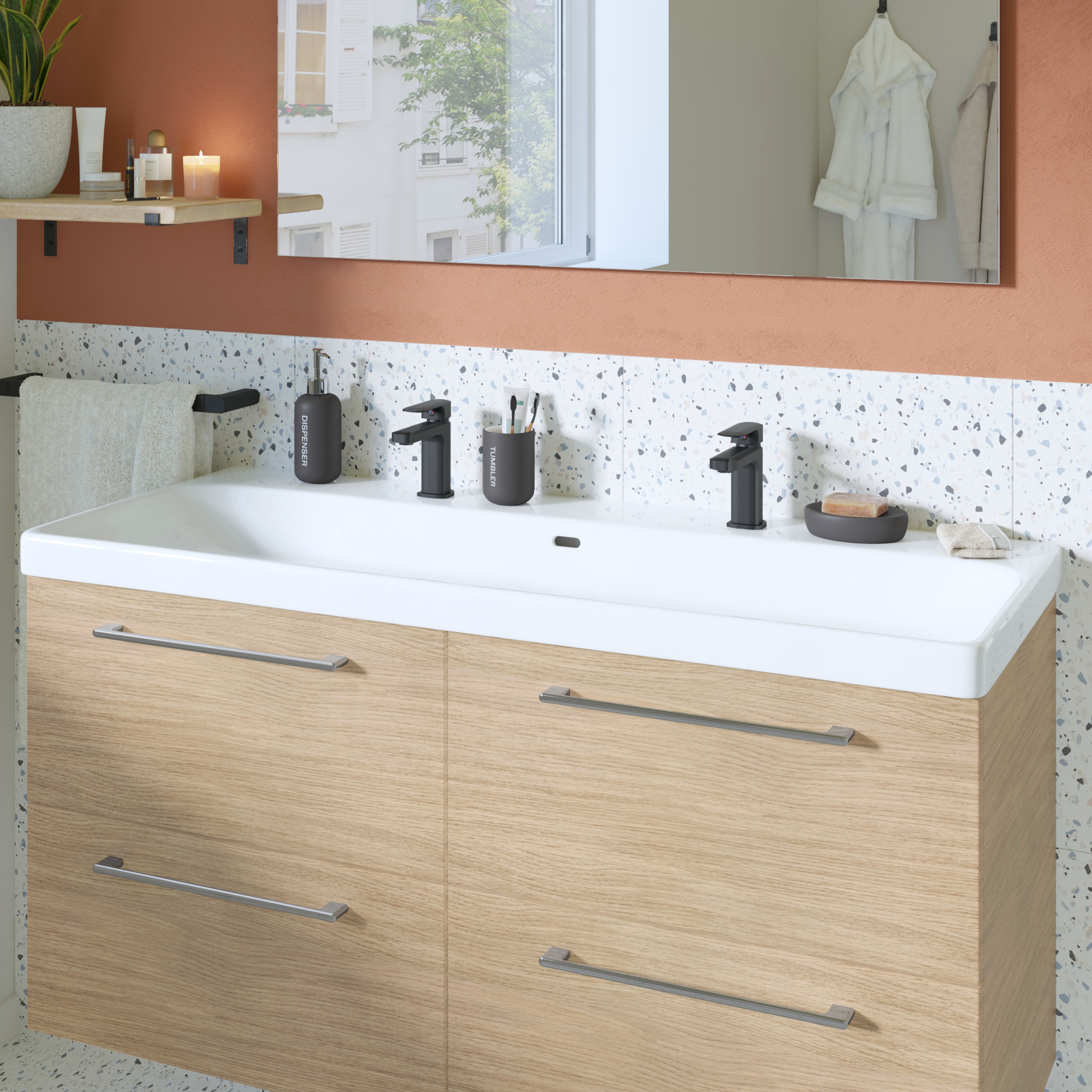 Tiroir effet chêne naturel l.60 cm x P.46 cm Remix - 3