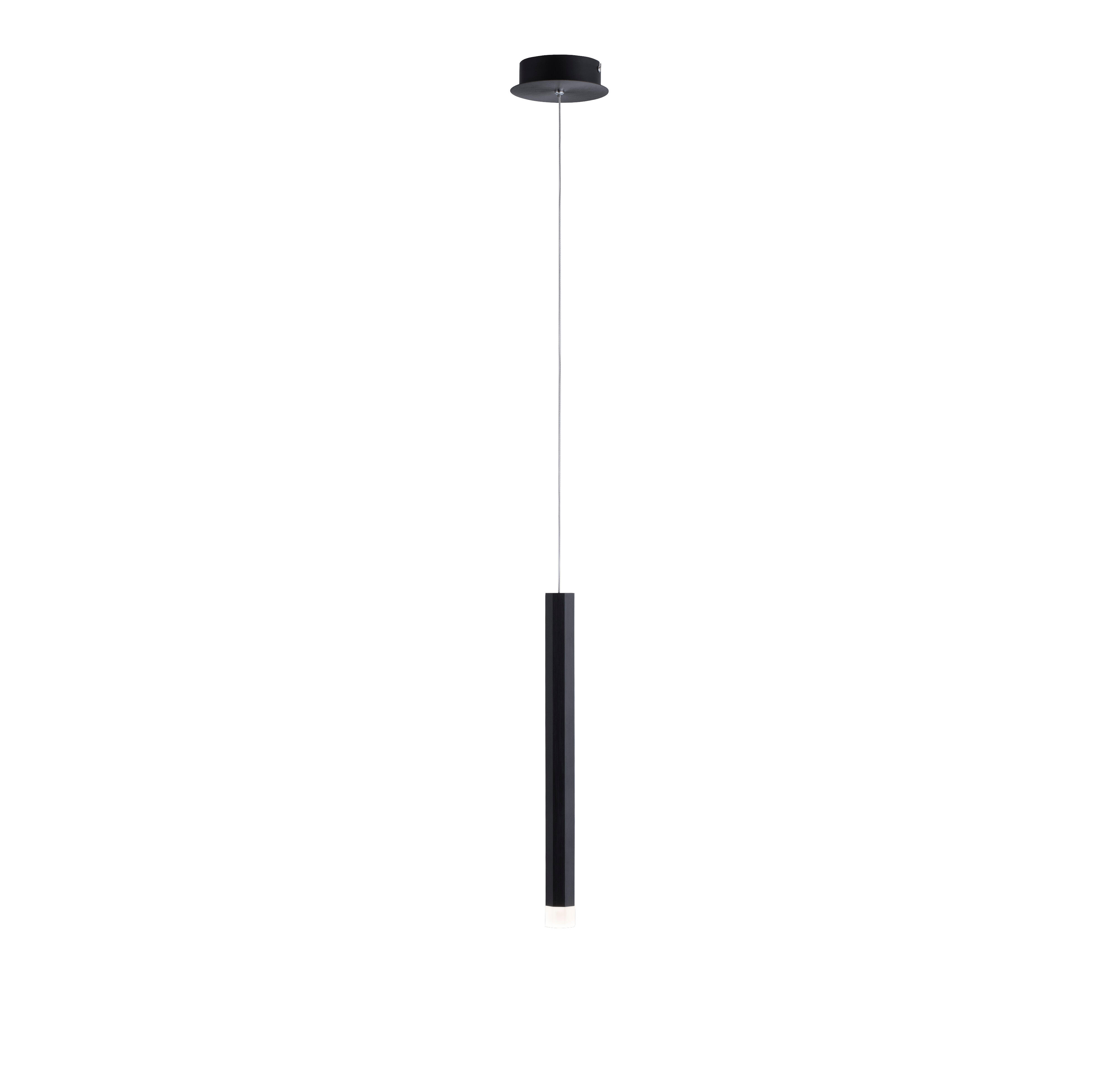Lámpara de techo colgante negro 1 luz LED Bruno ø12 cm y 15 cm de ancho - 3