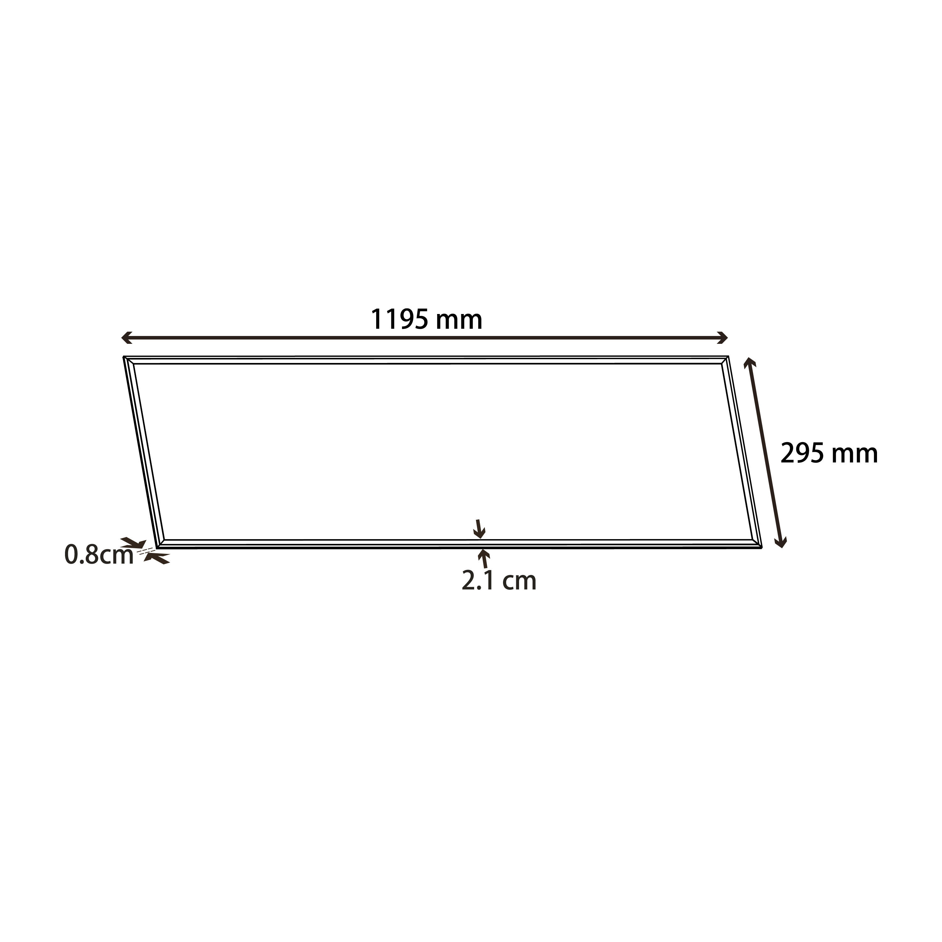 Panel led de 28.6w rectangular blanco