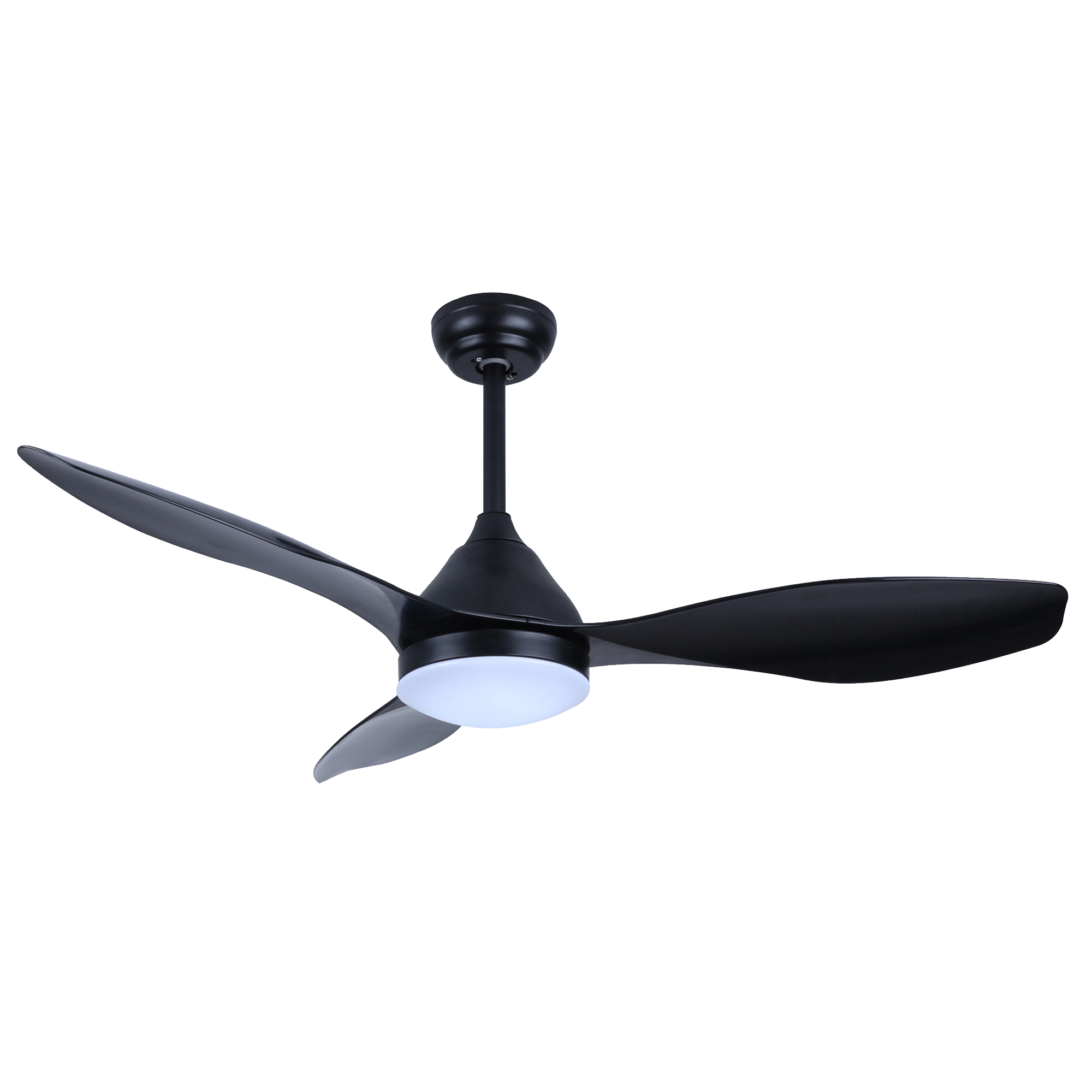 Ventoinha de teto com 3 lâminas DC Cristal Record d122cm preto - 11