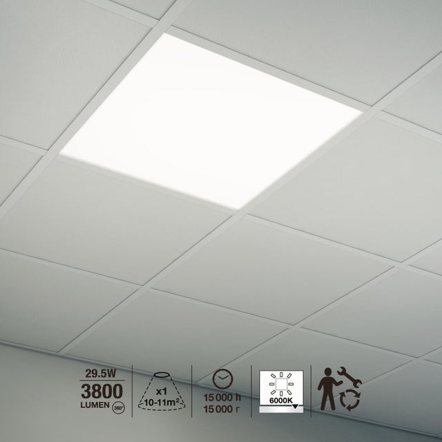 Dalle led 60X60 cm 4000LM 6000K - ZEIGER 