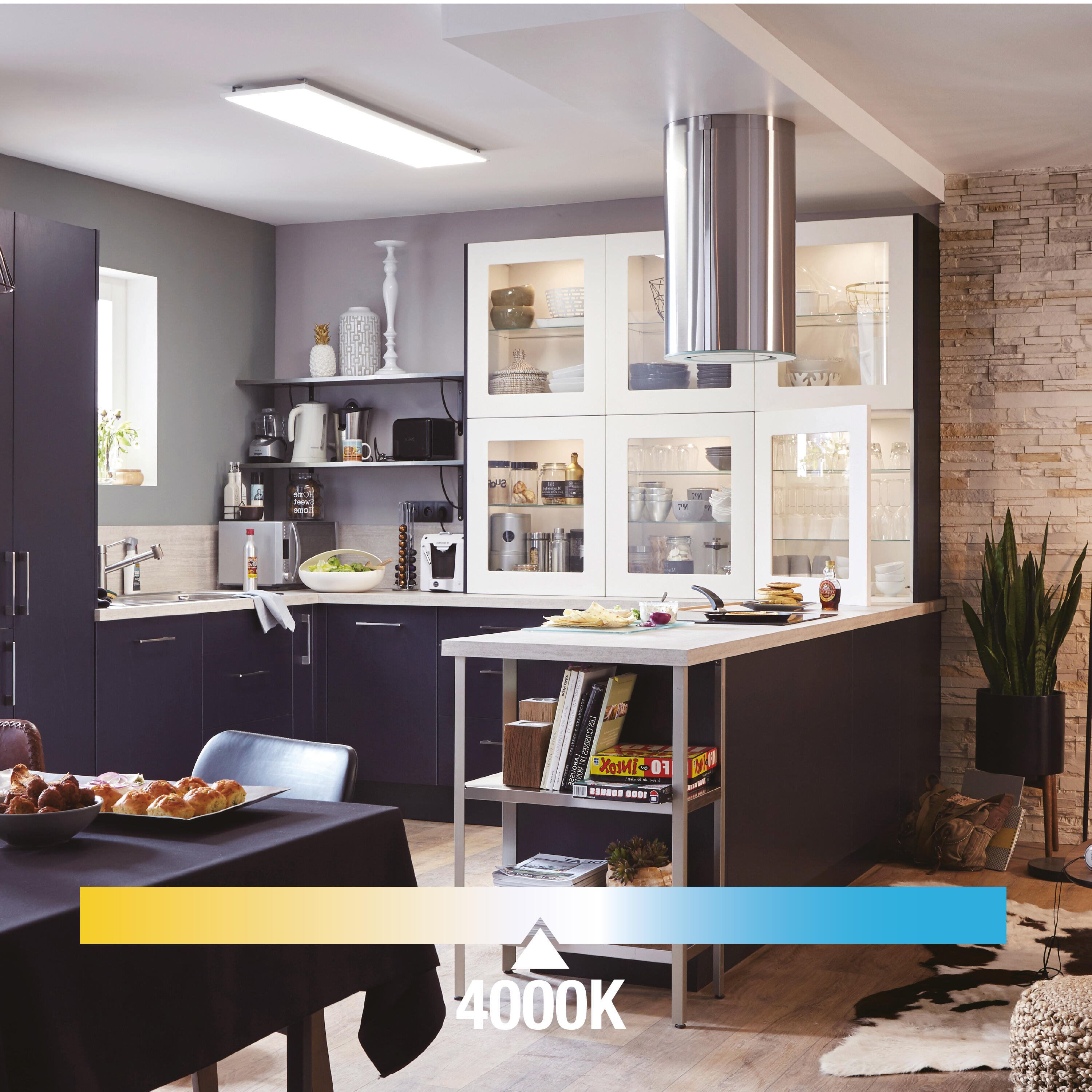Painel led Gdansk 5800lm Click branco Inspire - 9
