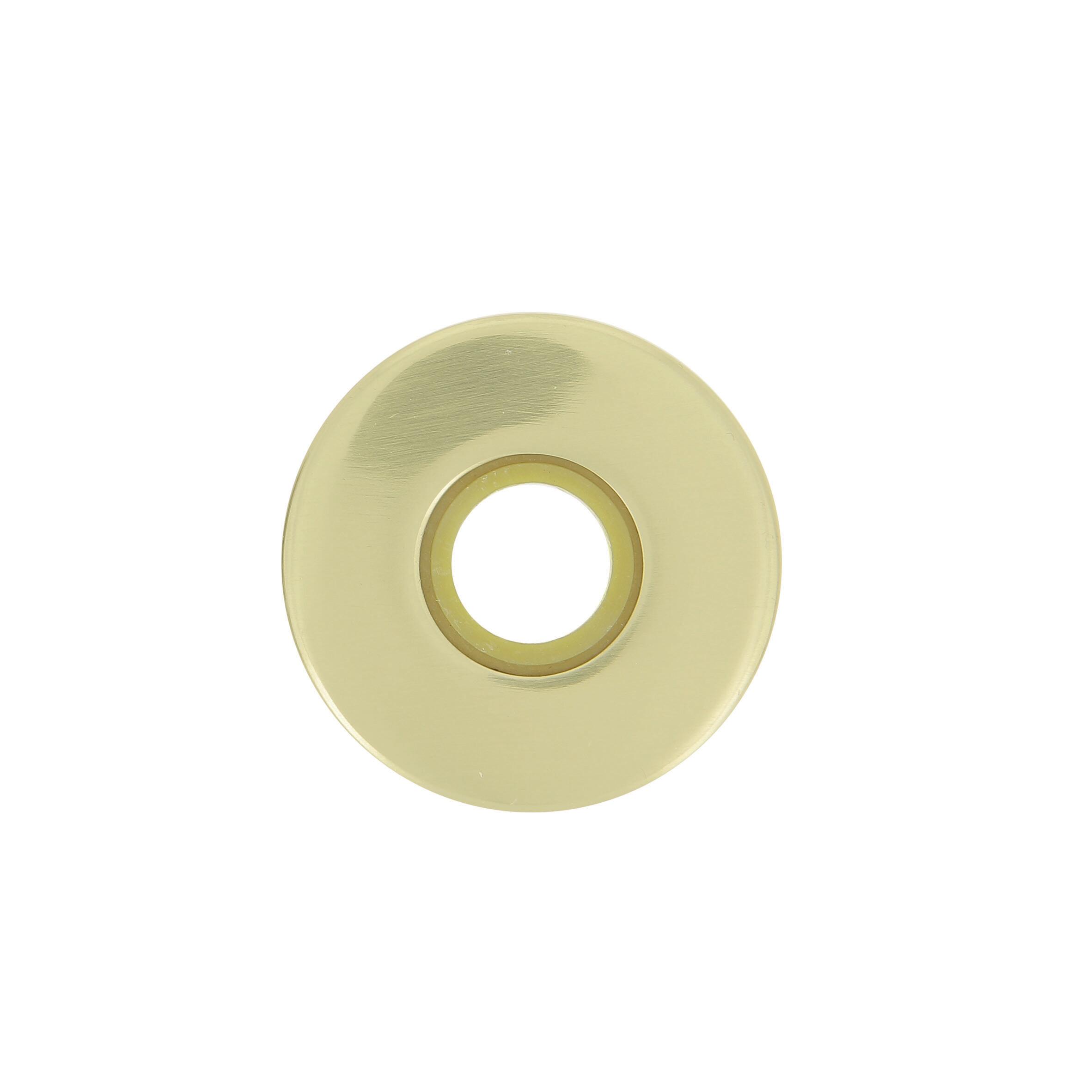 Rosace LINEA BERTOMANI sans trou laiton poli | Leroy Merlin