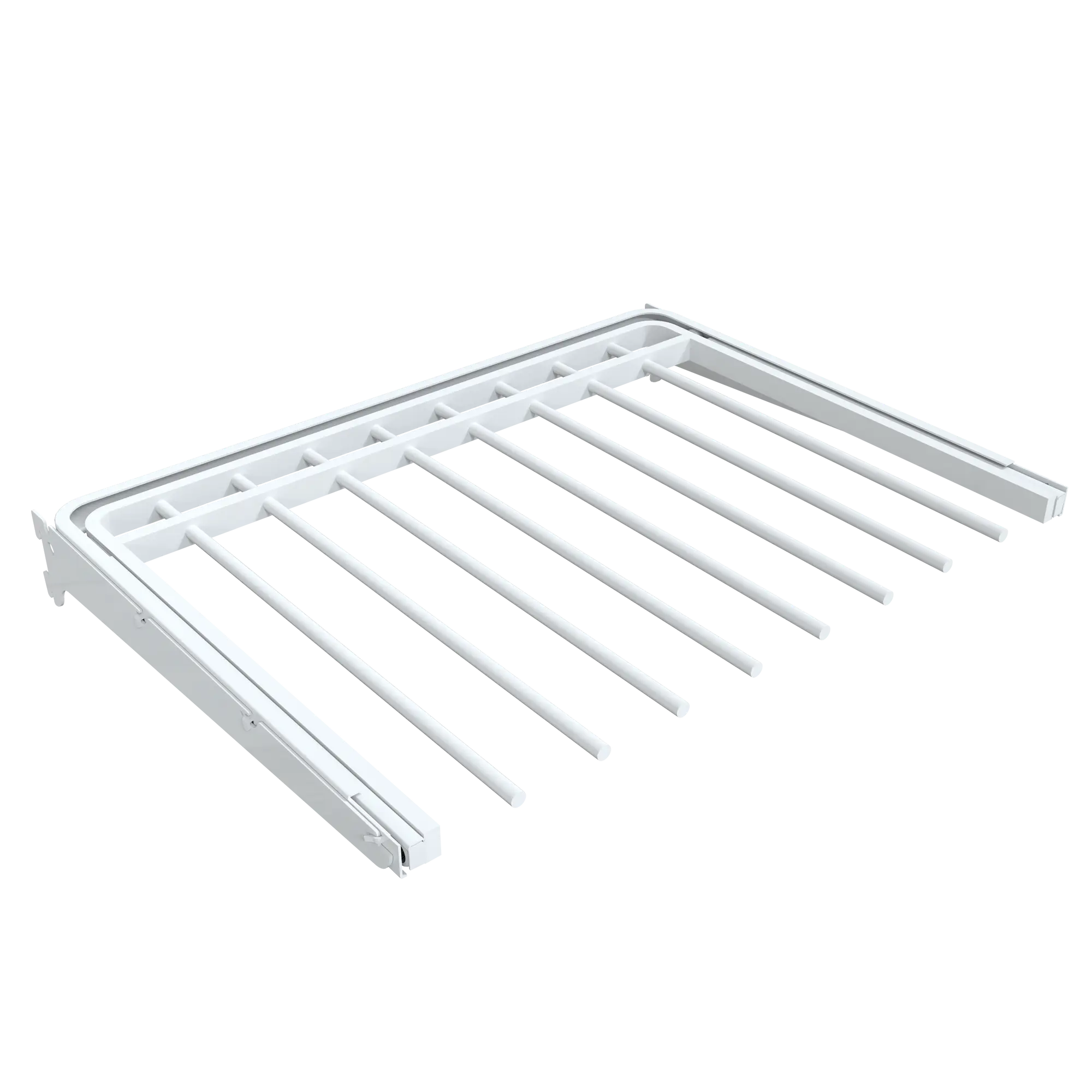 Wieszak na spodnie ARWJ 570 x 435 mm biały Integri