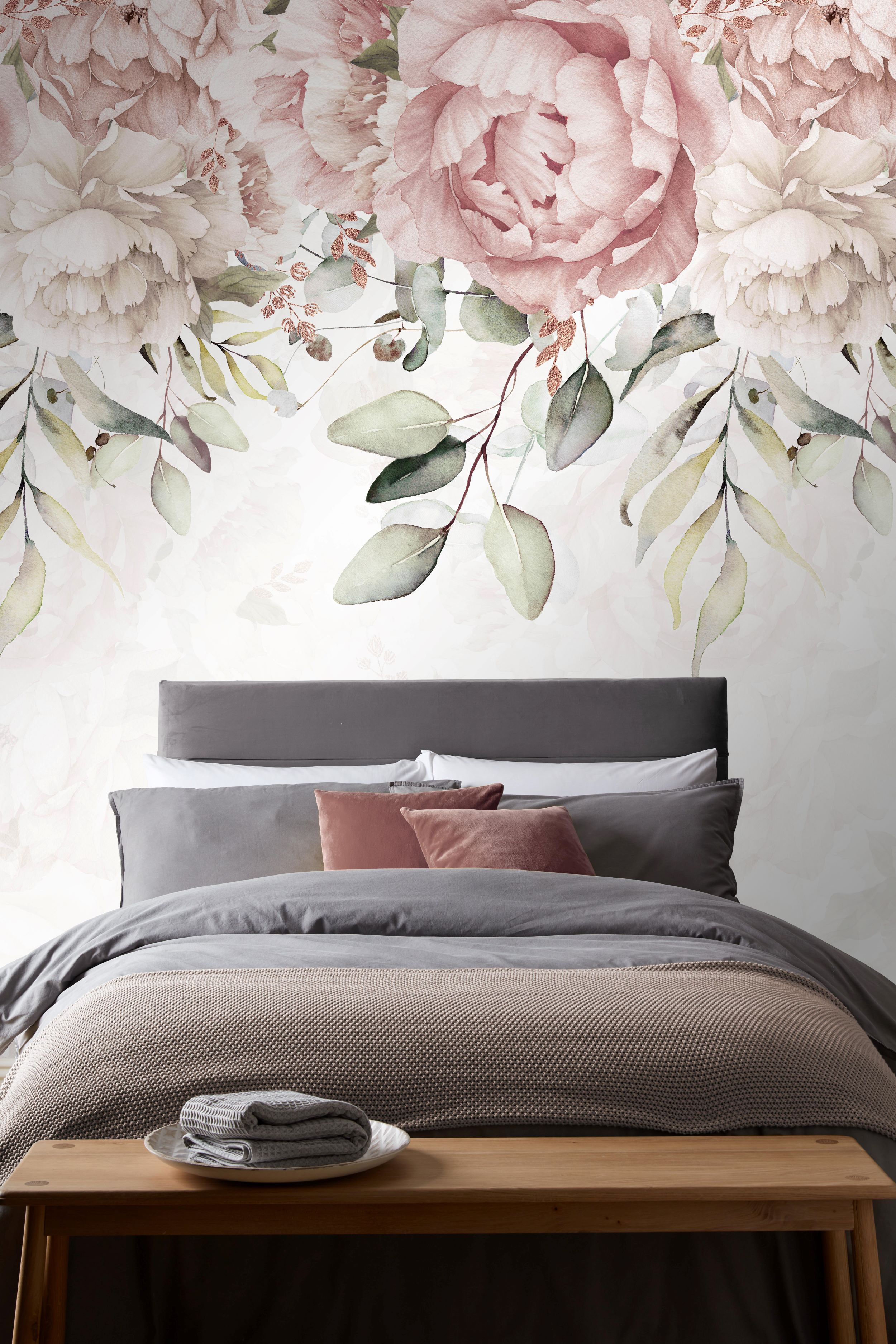 Tapeta panoramiczna Peonie 159 x 280 cm
