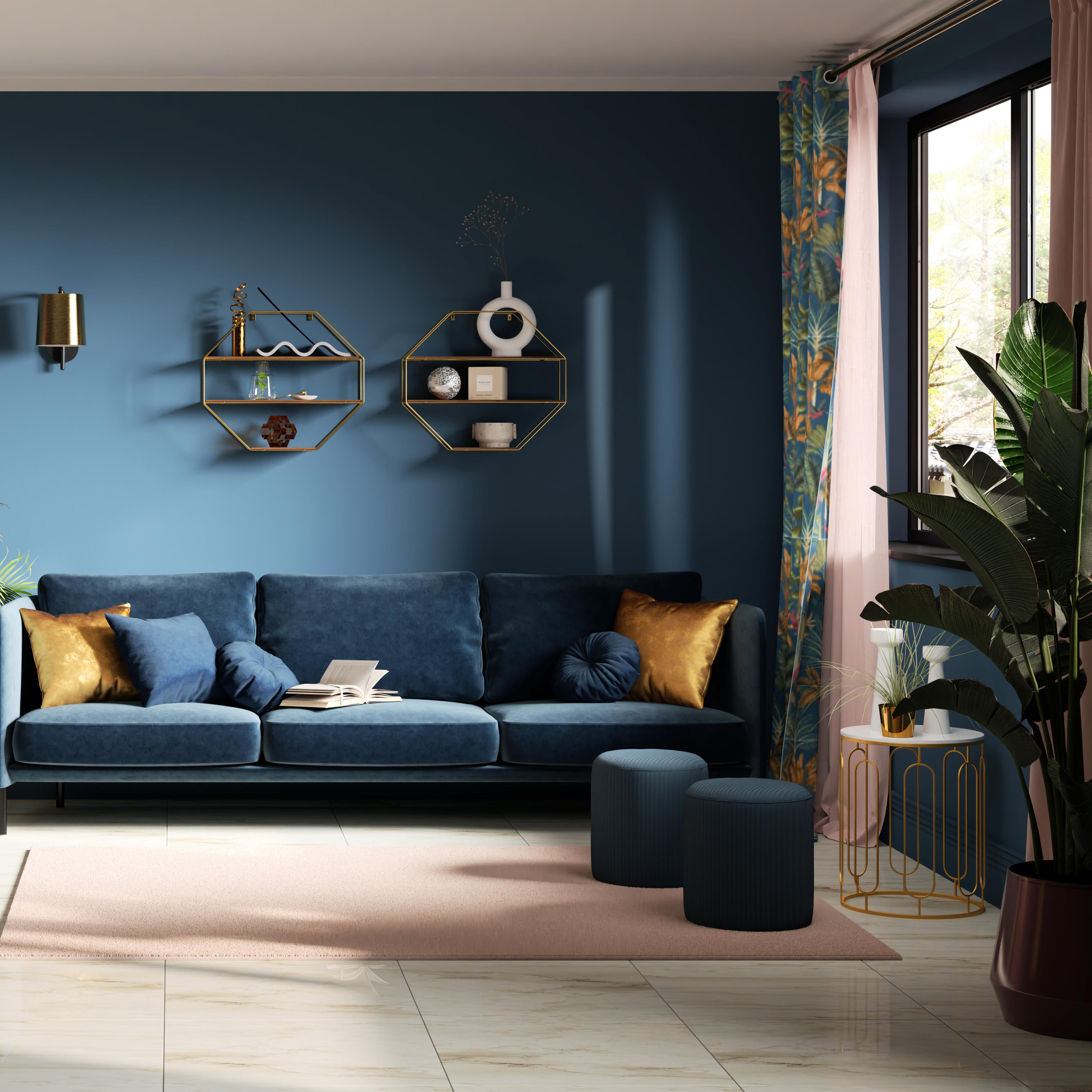 Tenda INSPIRE Nadjila multicolore, occhiello 140x280 cm - 4