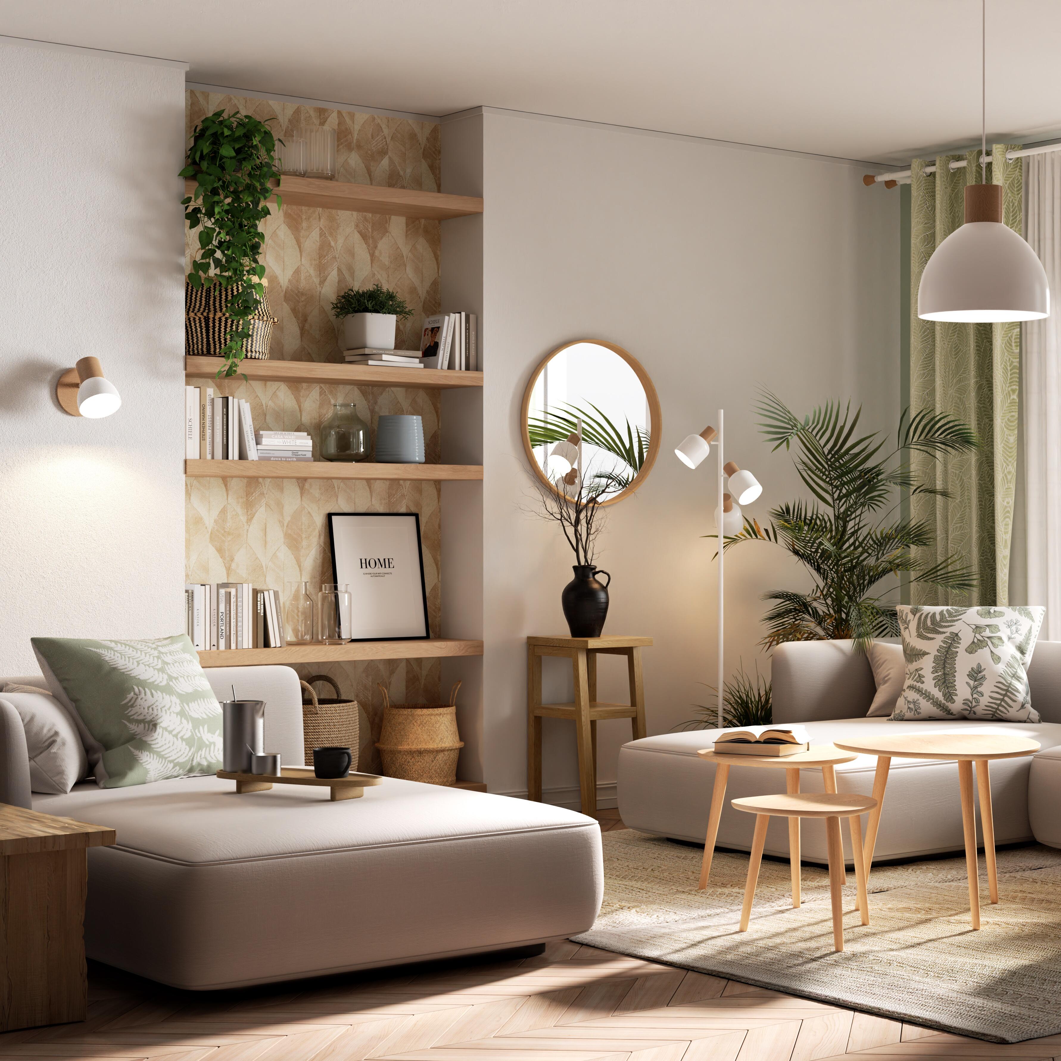 Lampa podłogowa Venosa biała E14 Inspire - 3