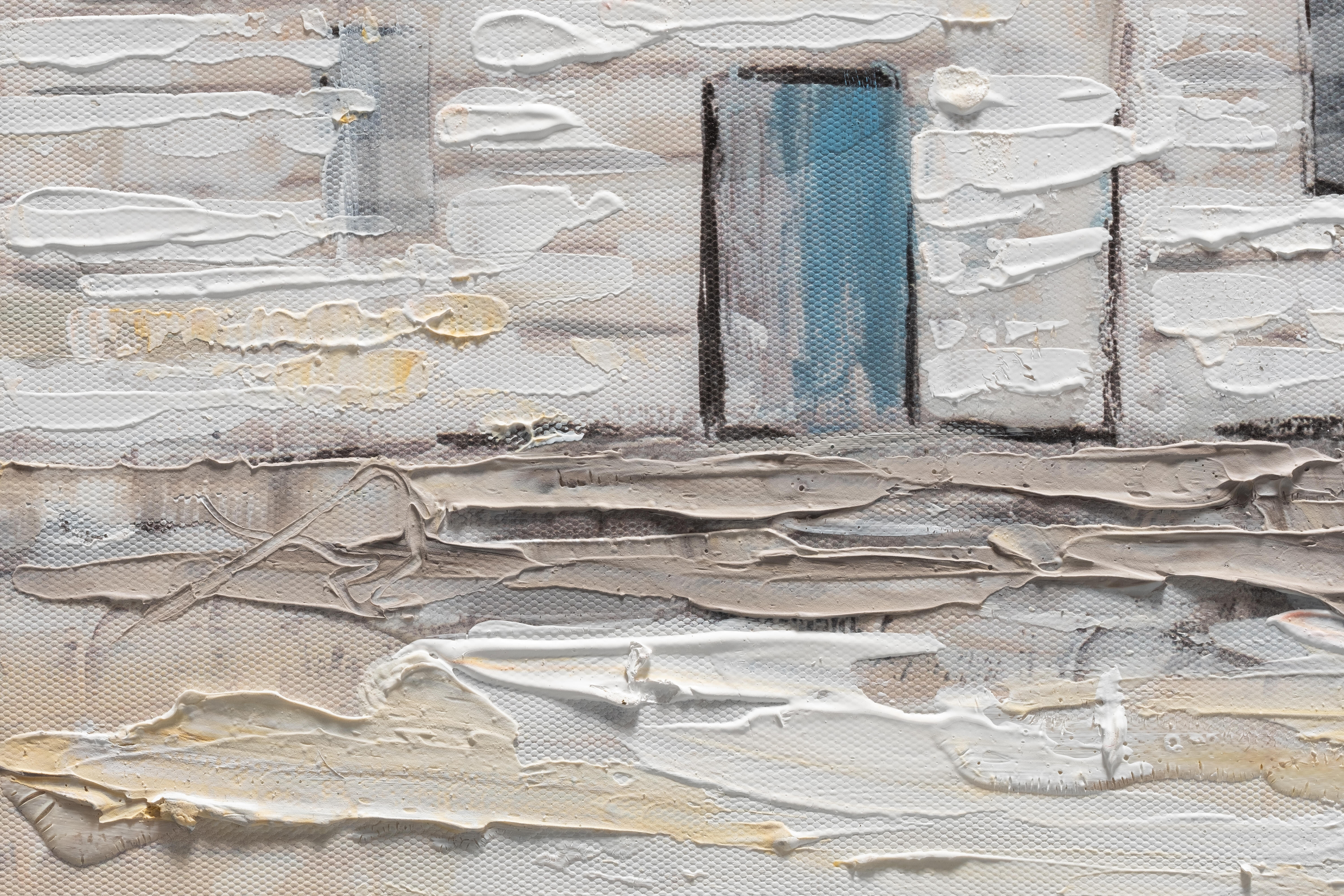 Tela pintada 30 x 90 cm CASA farol - 6