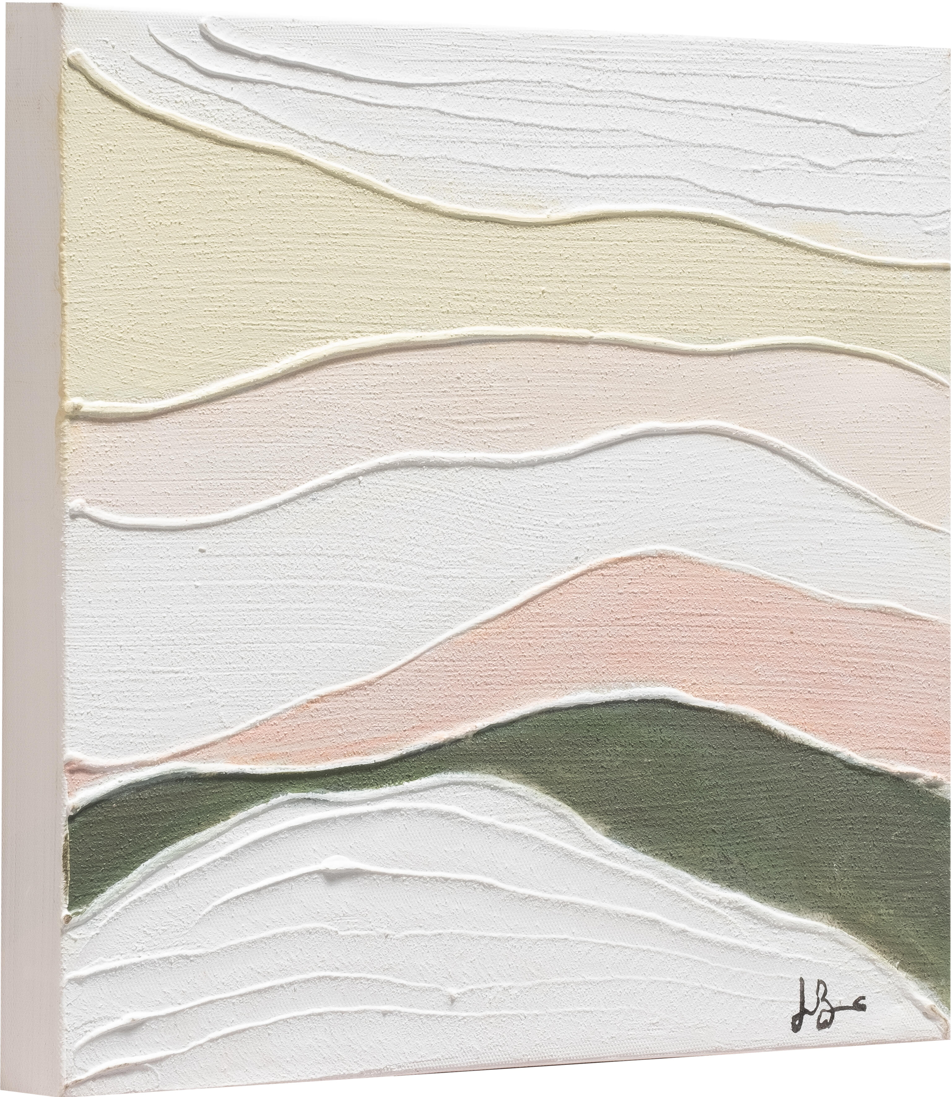 Tela pintada 30 x 30 cm ABSTRACTO - 2