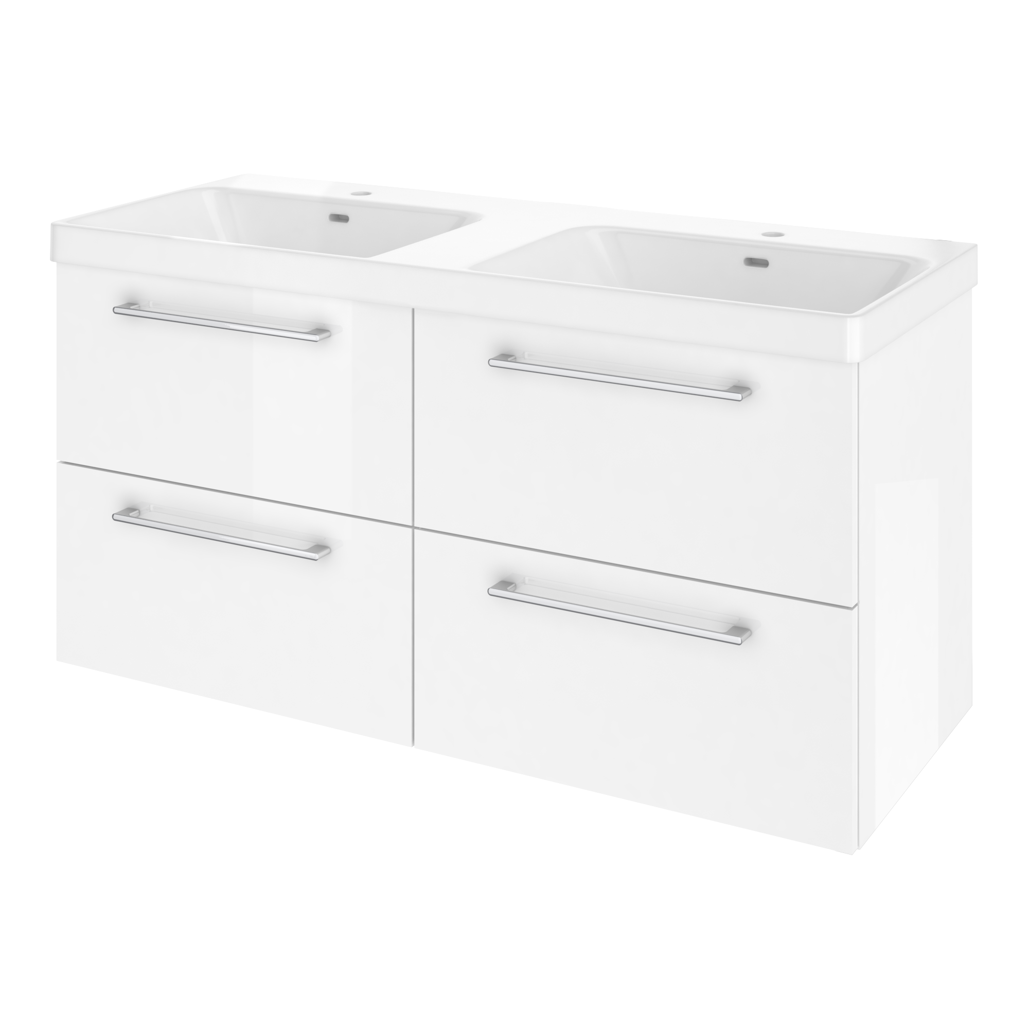 Szafka pod umywalkę Remix Biała 60 Sensea - 31