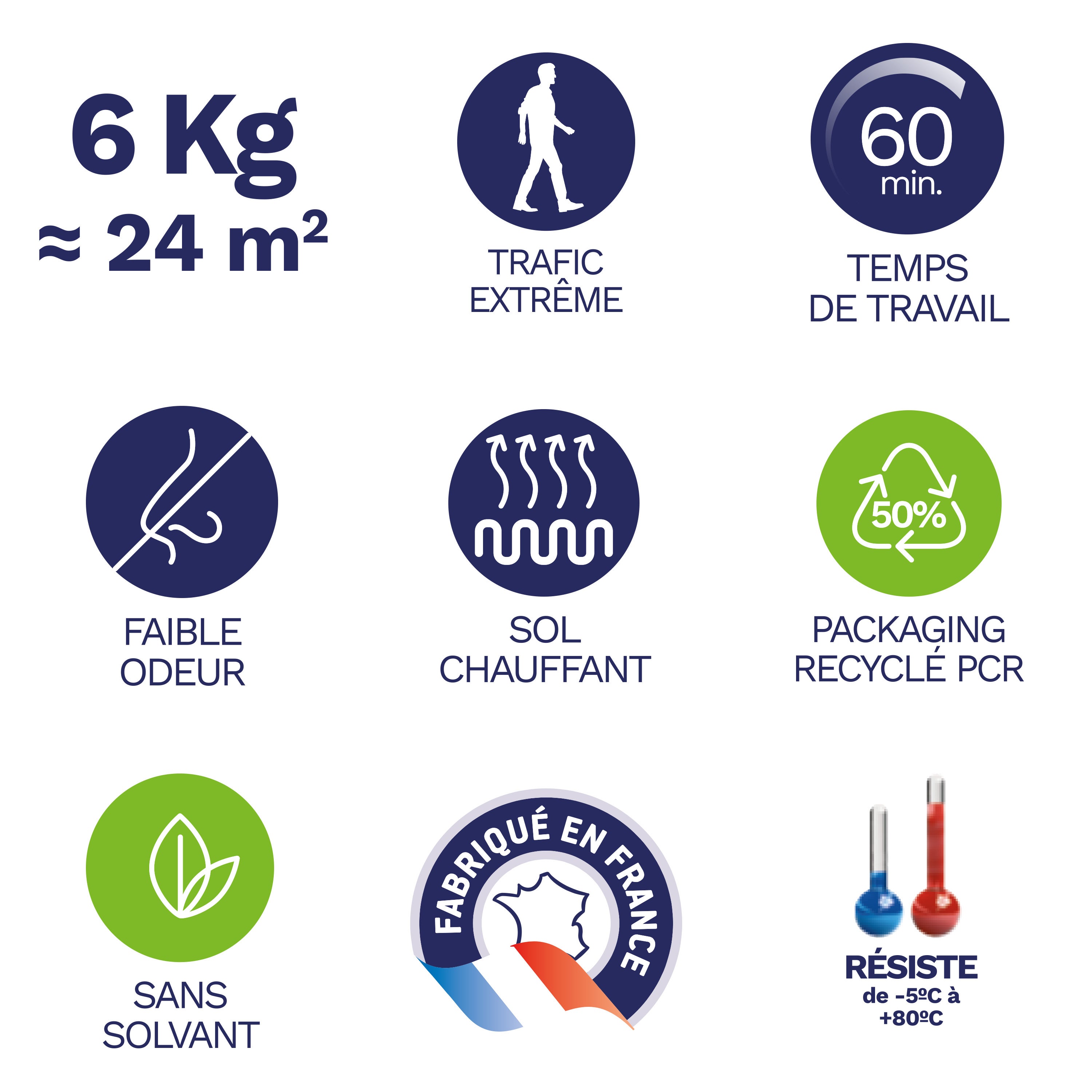 Colle pour dalles et lames PVC BOSTIK 6kg - 2