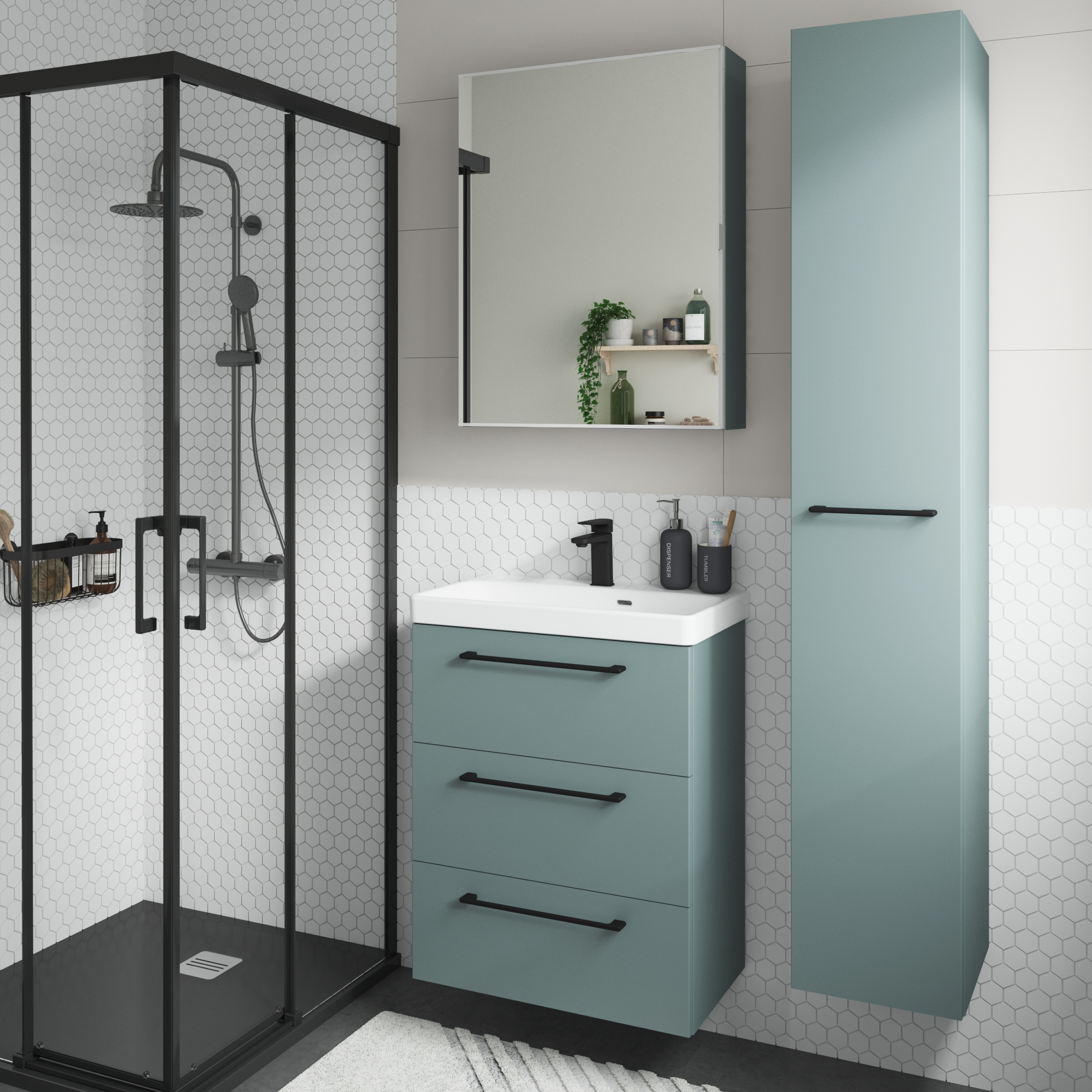 Umywalka meblowa Remix New 61 x 36.7 Sensea - 17