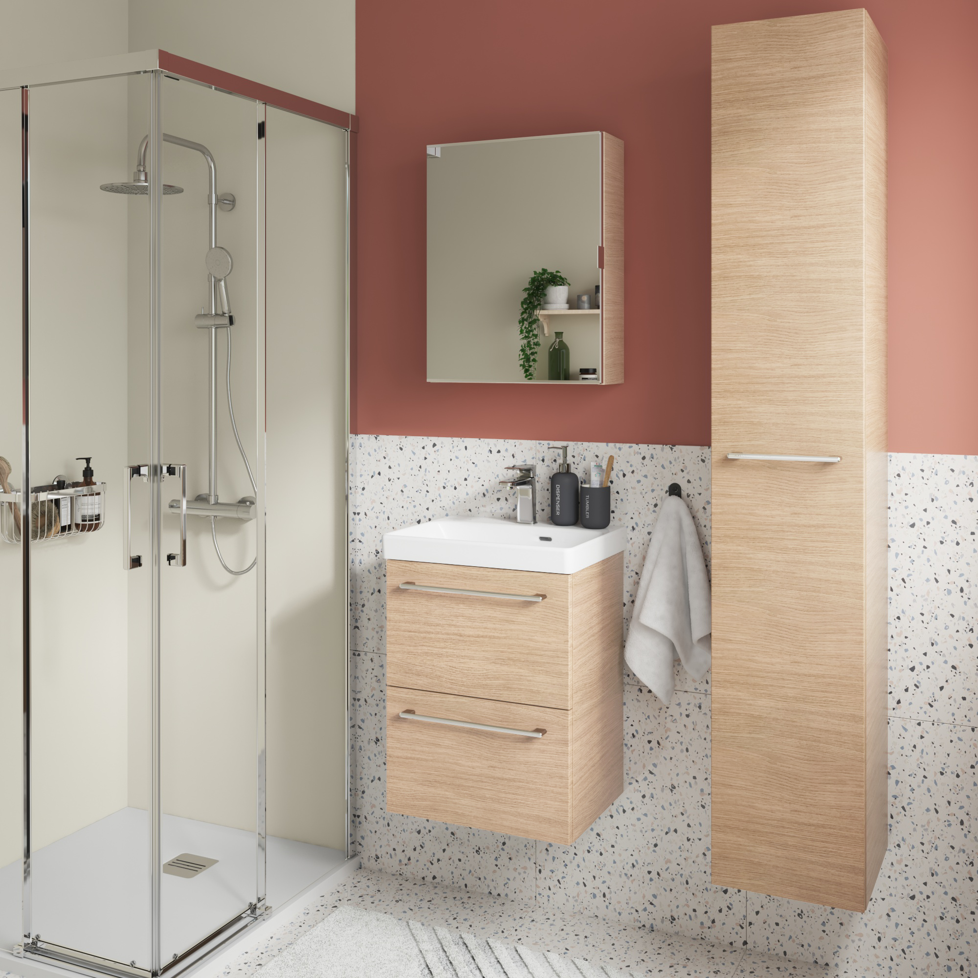 Umywalka meblowa Remix 46 X 36.7 Sensea - 9