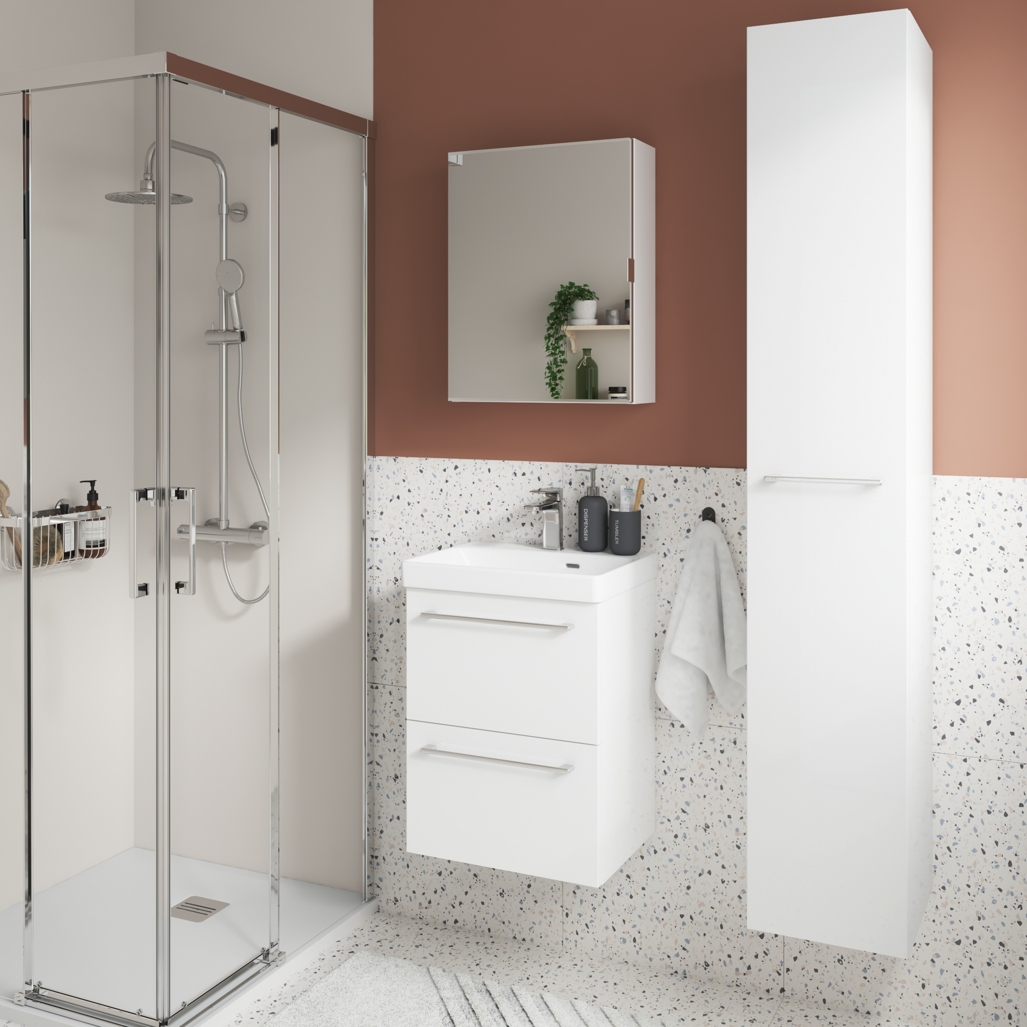 Umywalka meblowa Remix 46 X 36.7 Sensea - 7