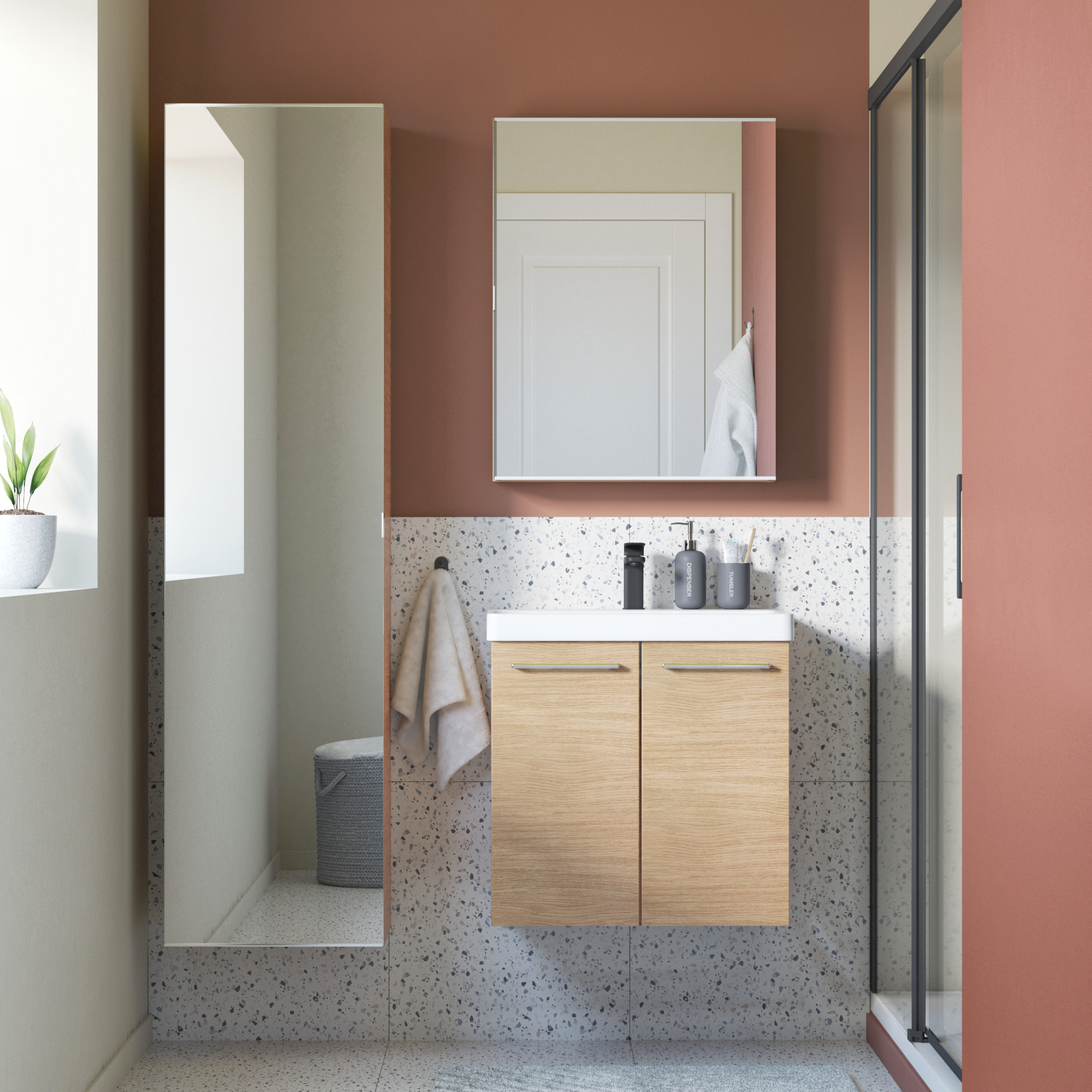 Umywalka meblowa Remix New 61 X 49.5 Sensea - 21