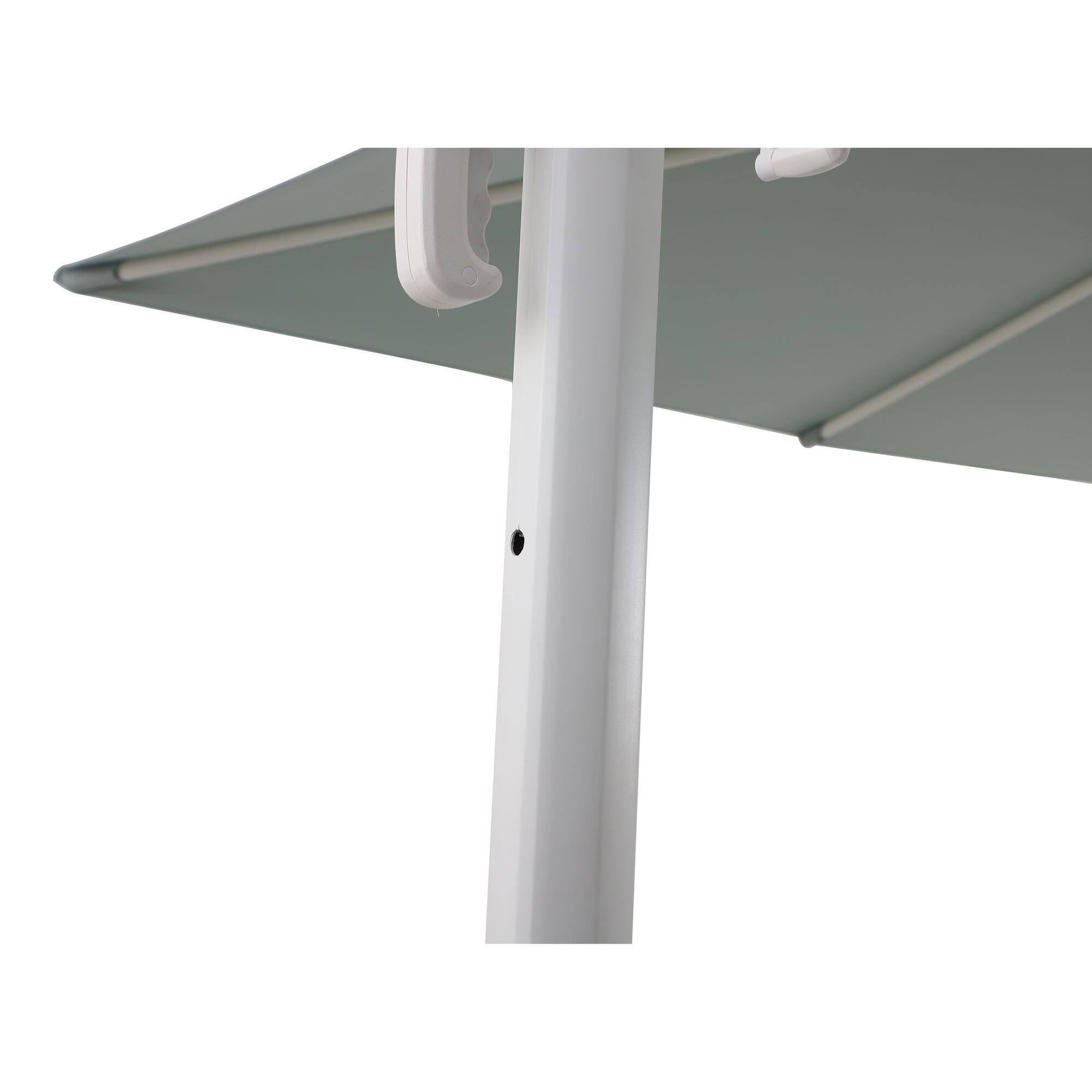 Guarda-sol NATERIAL aura 290x290cm branco/verde sage - 6