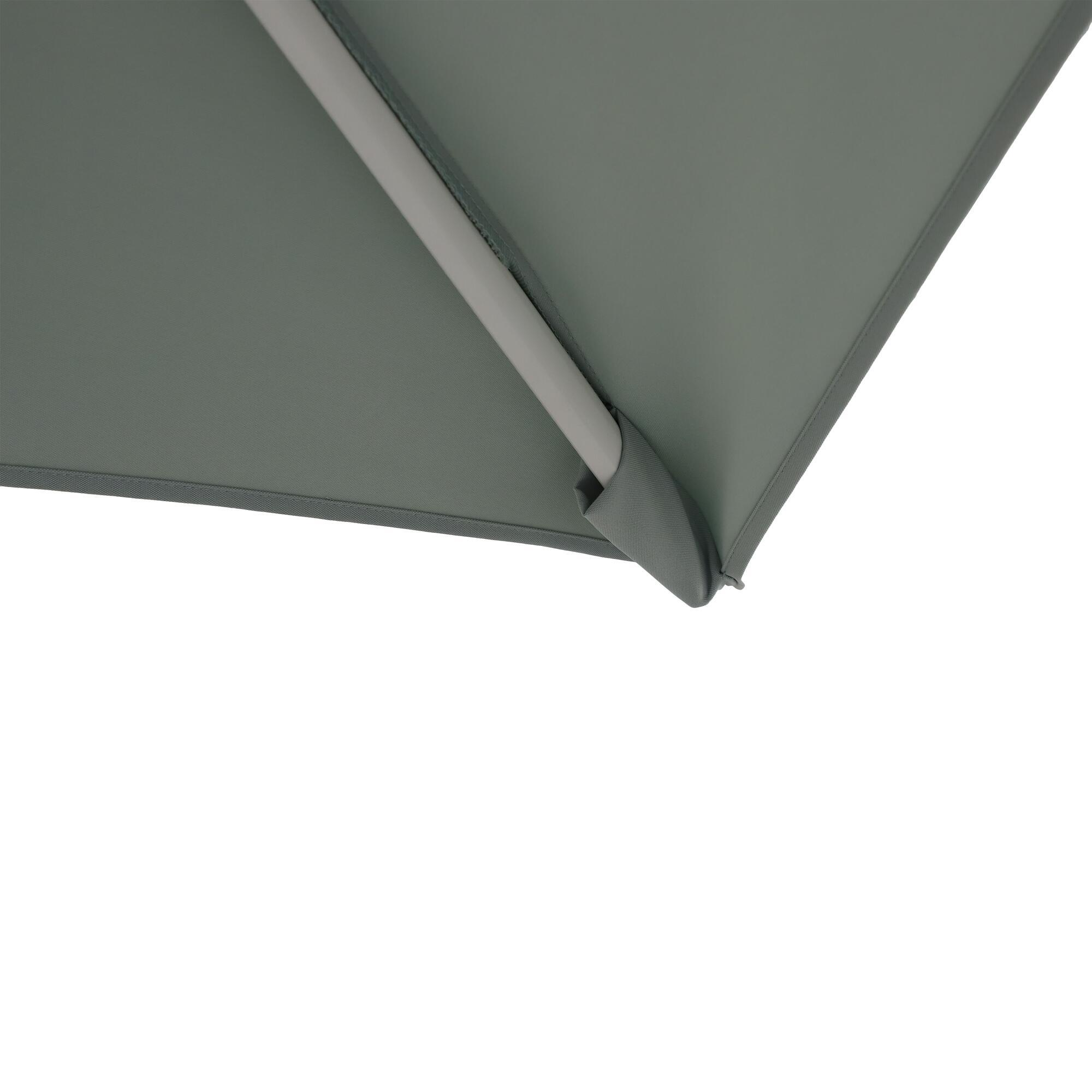Guarda-sol NATERIAL aura 290x290cm branco/verde sage - 10