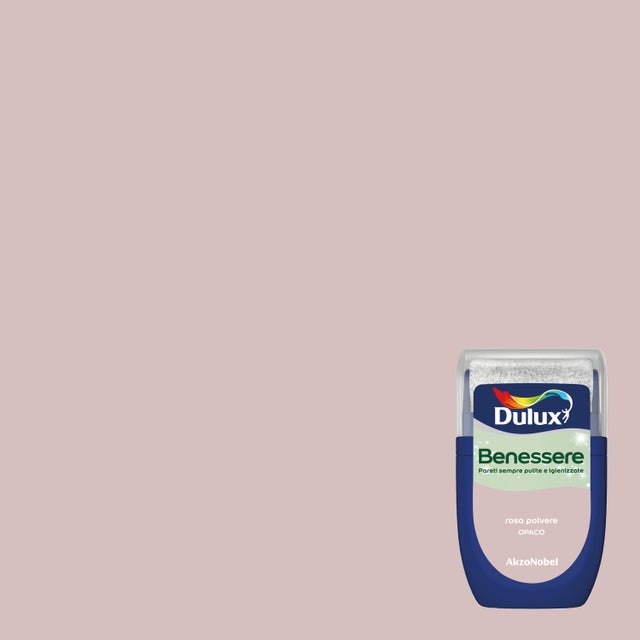 Pittura per interni super lavabile, DULUX rosa polvere opaco, 0.03 L