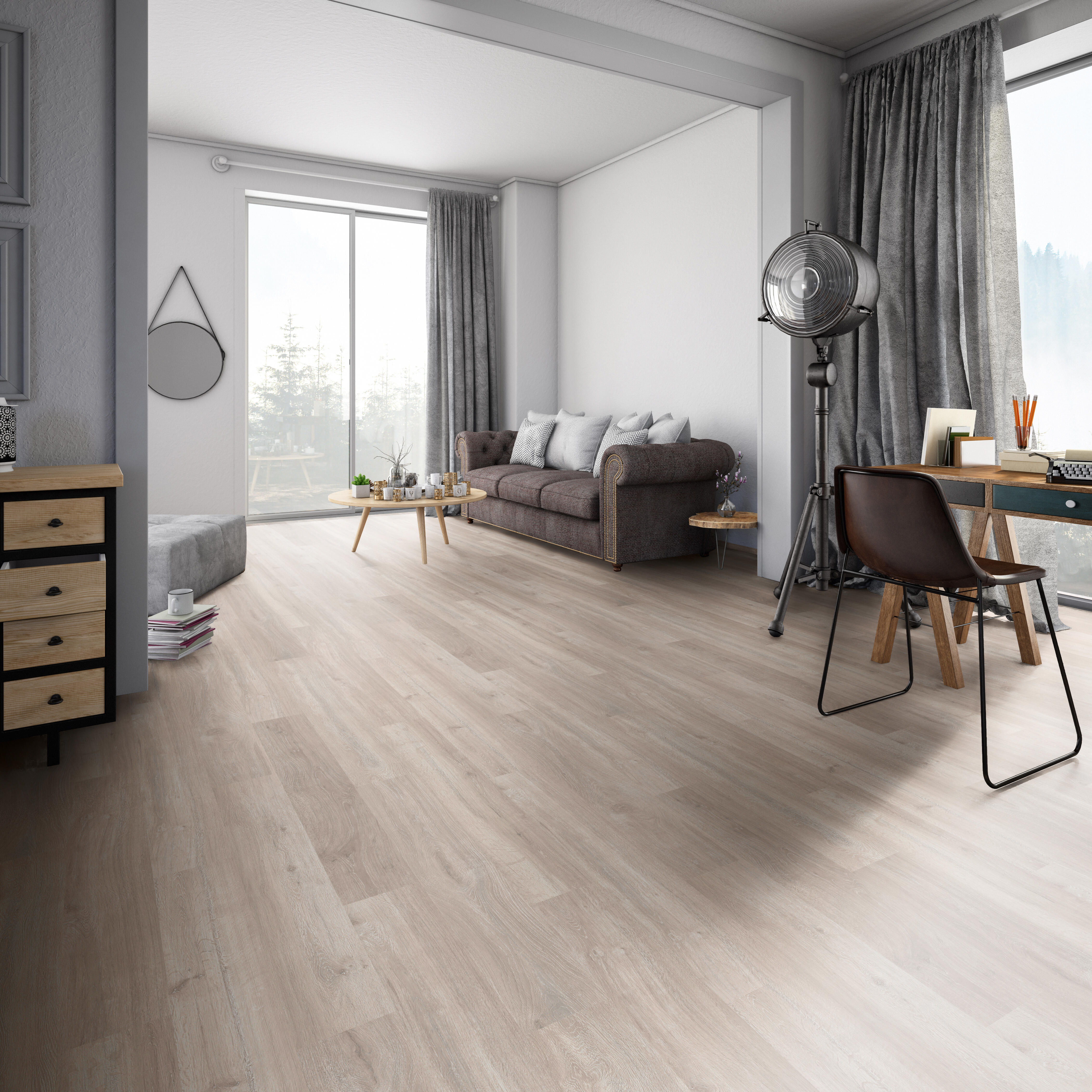 Pavimento flutuante laminado intenso 8 mm Artens Albany - 11