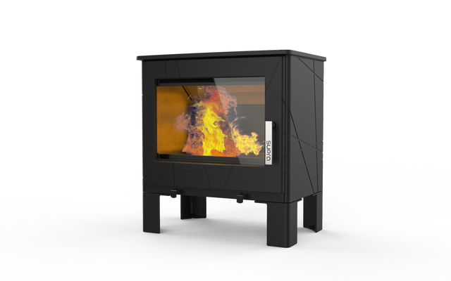 Poêle à bois SUPRA Adam noir, 7.3 kW