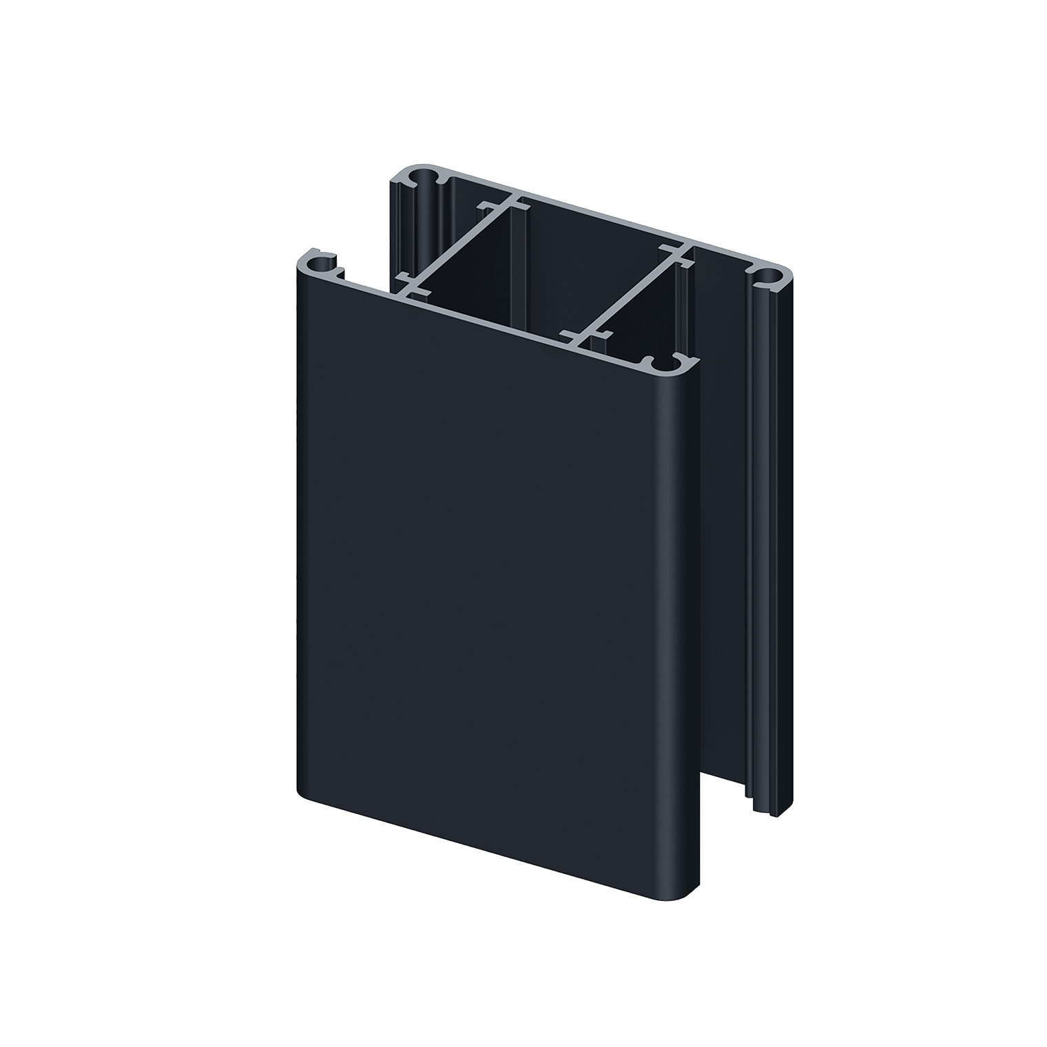 Poste de aluminio 2 salidas gris de 187 cm gris - 3