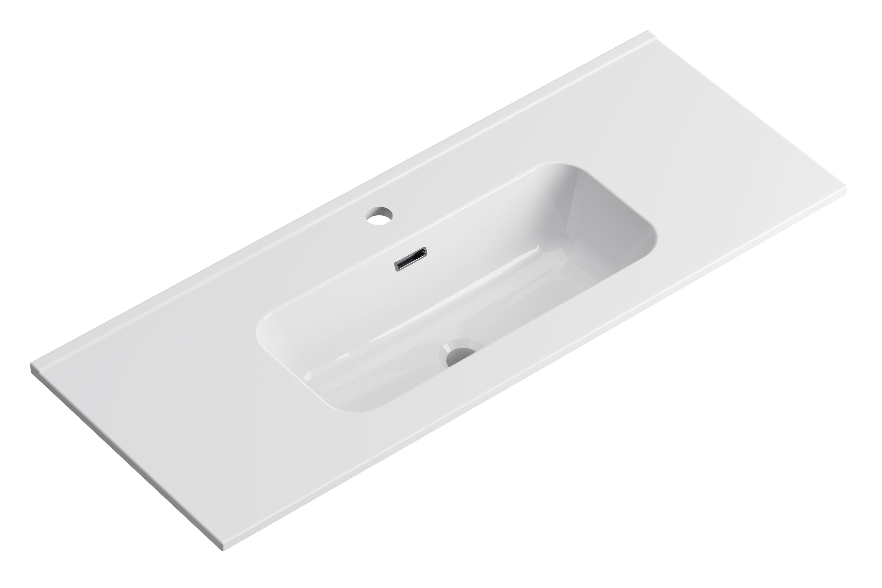 Lavabo encastrado mia reducida 101x18x39.5 cm