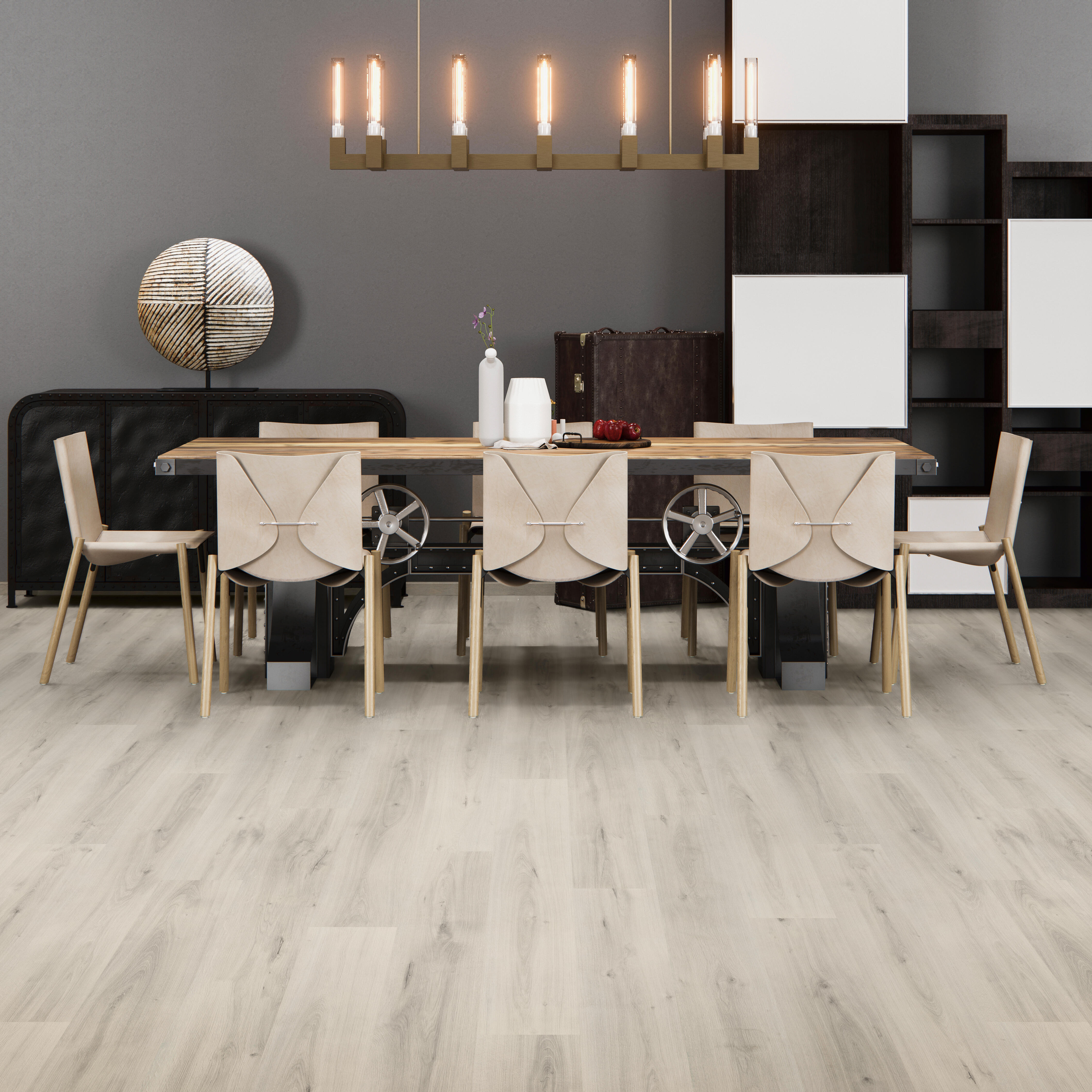 Pavimento flutuante laminado forte 7 mm Artens Sligo BL005 - 9