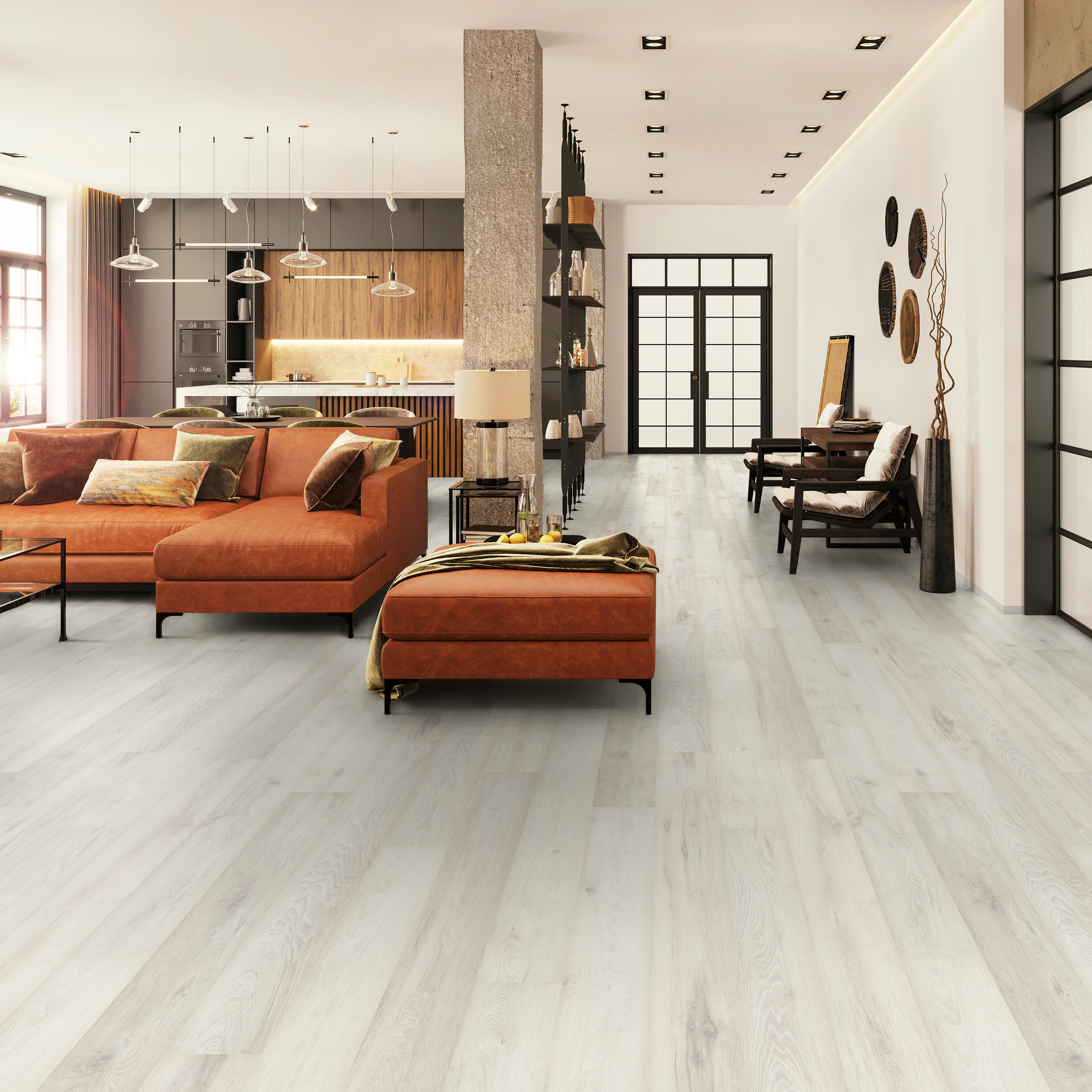 Base aislante de suelo laminado de 3mm de capa antihumedad 12m² - 2