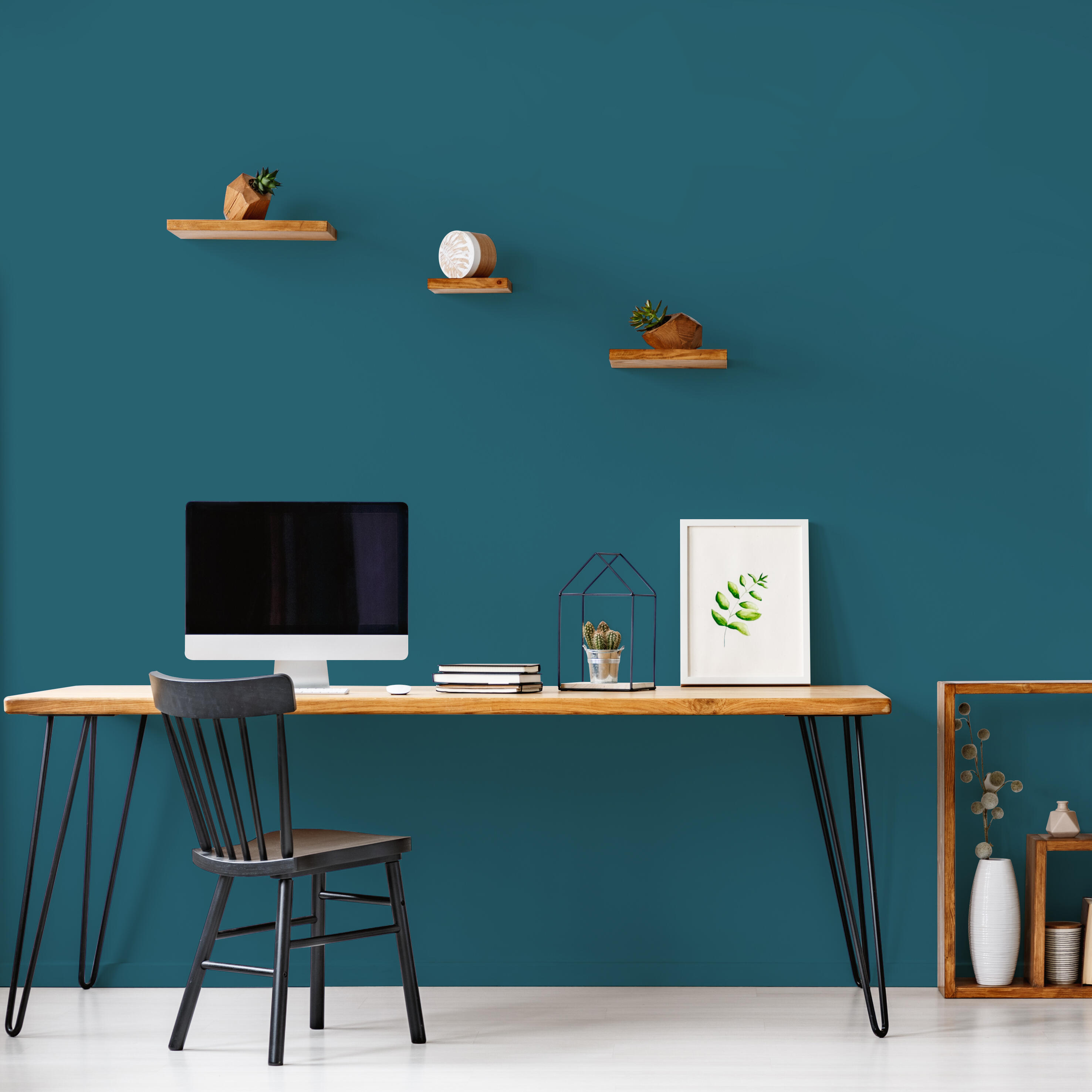 Peinture mur bleu ainhoa velours RIPOLIN Intérieur 2.5l - 4