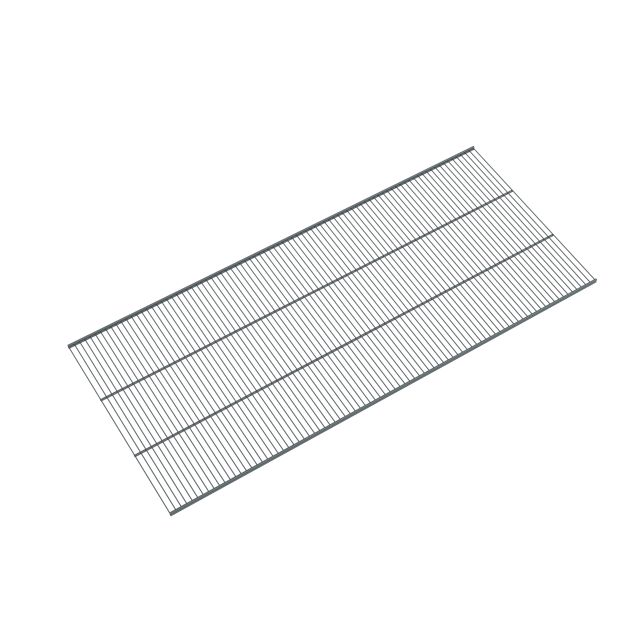 Półka ażurowa Arwa 116.5 x 50.8 cm antracytowa Integri