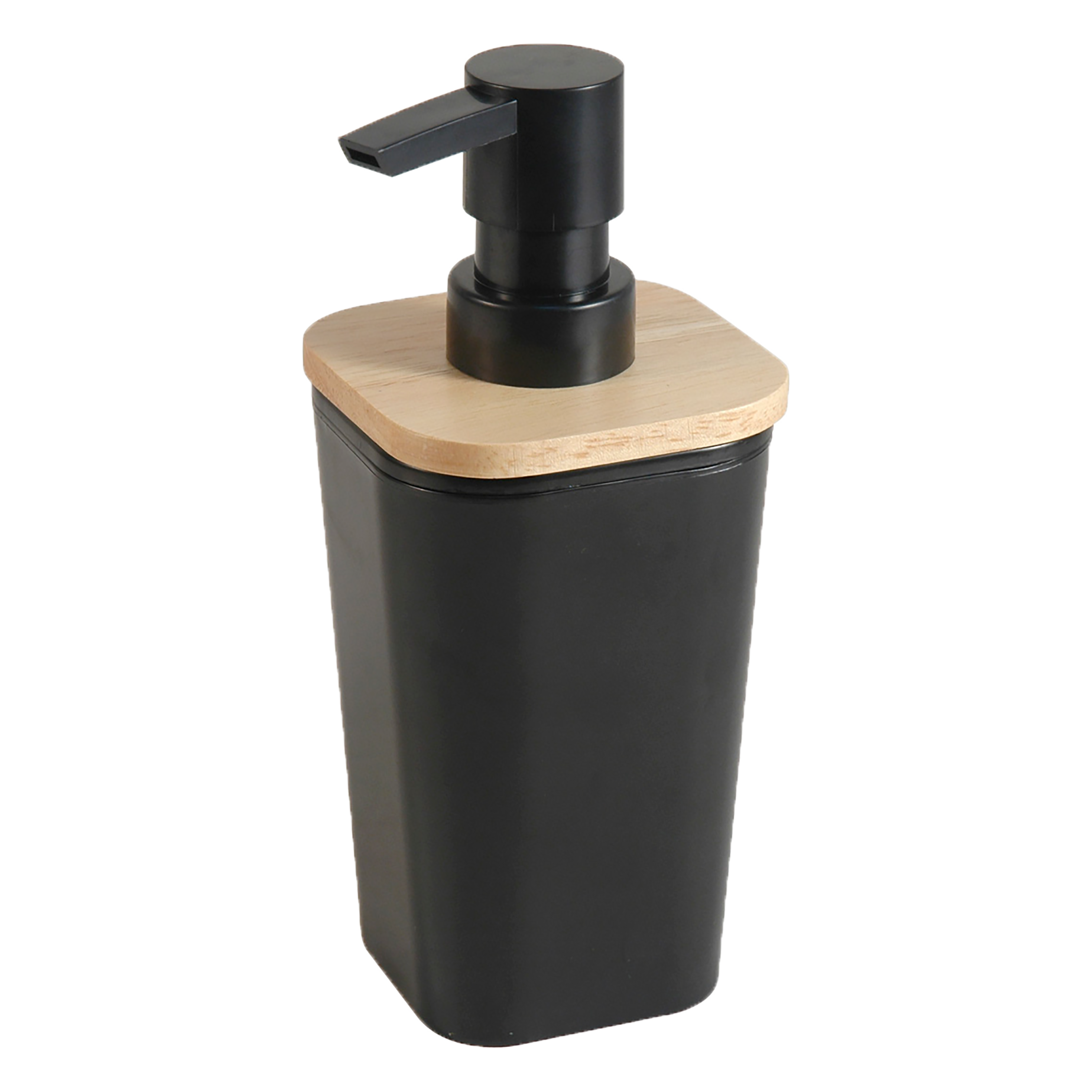 Dispensador de sabão 7,3x16,8x7,3 cm preto Sensea Scandi - 6