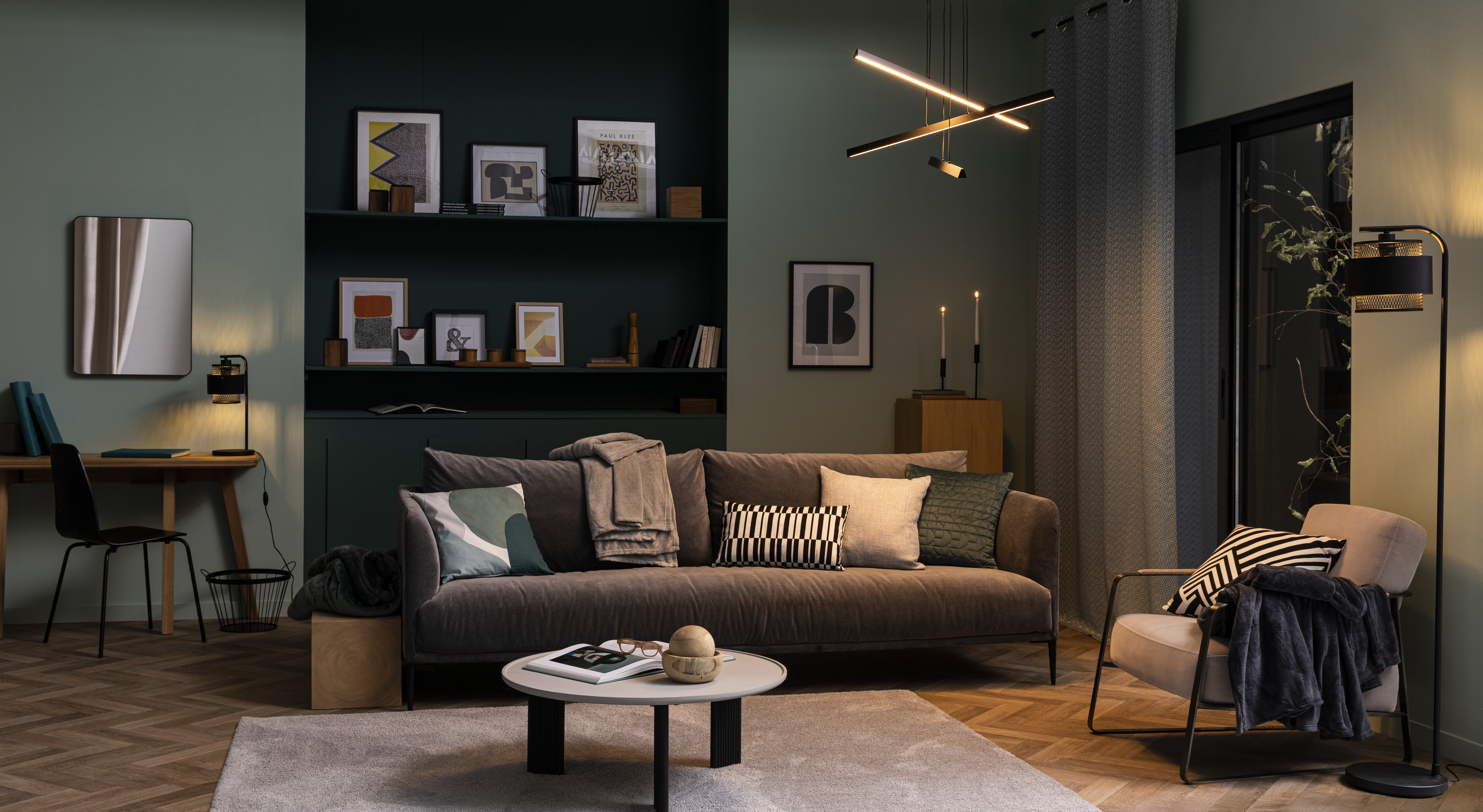 Moldura 30x40cm milo preto Inspire 'm' - 23