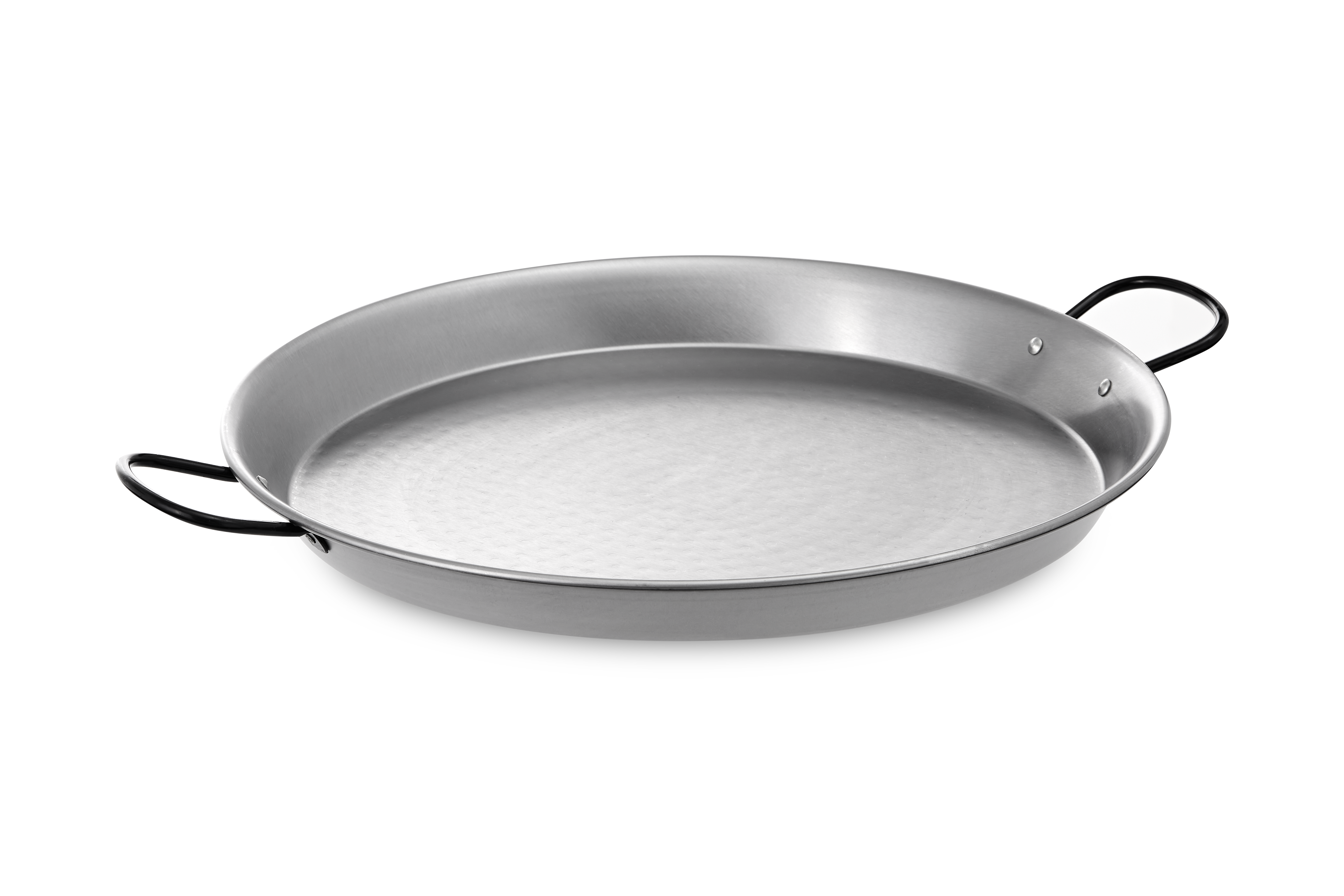 Paellera de acero pulido de Ø 70 x 9 cm - 2