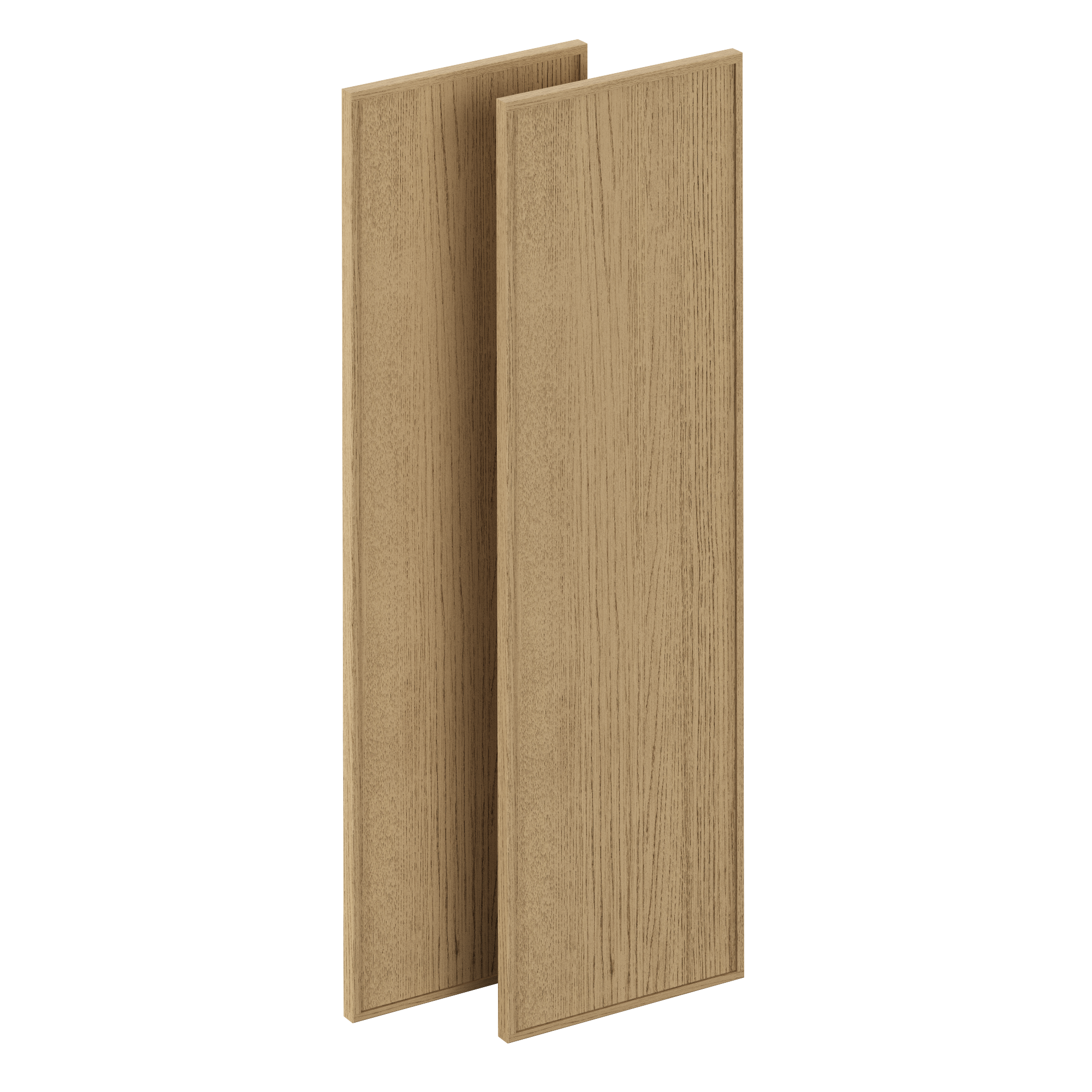 Zestaw 2 frontów fornirowanych kuchennych Malmo FALH30x103 cm dąb Delinia iD