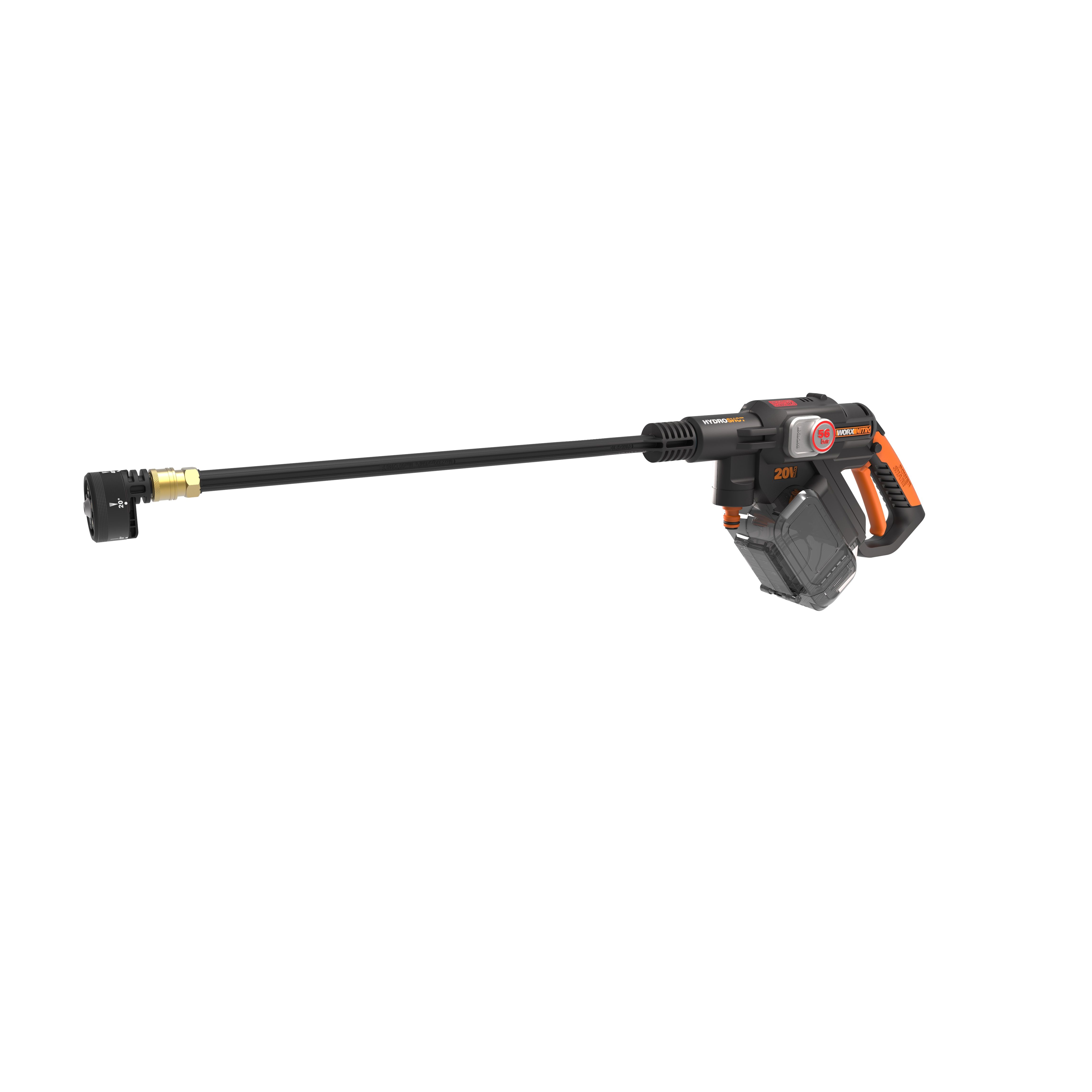 Hidrolimpiadora a batería worx hydroshot wg633e de 56 bares de presión