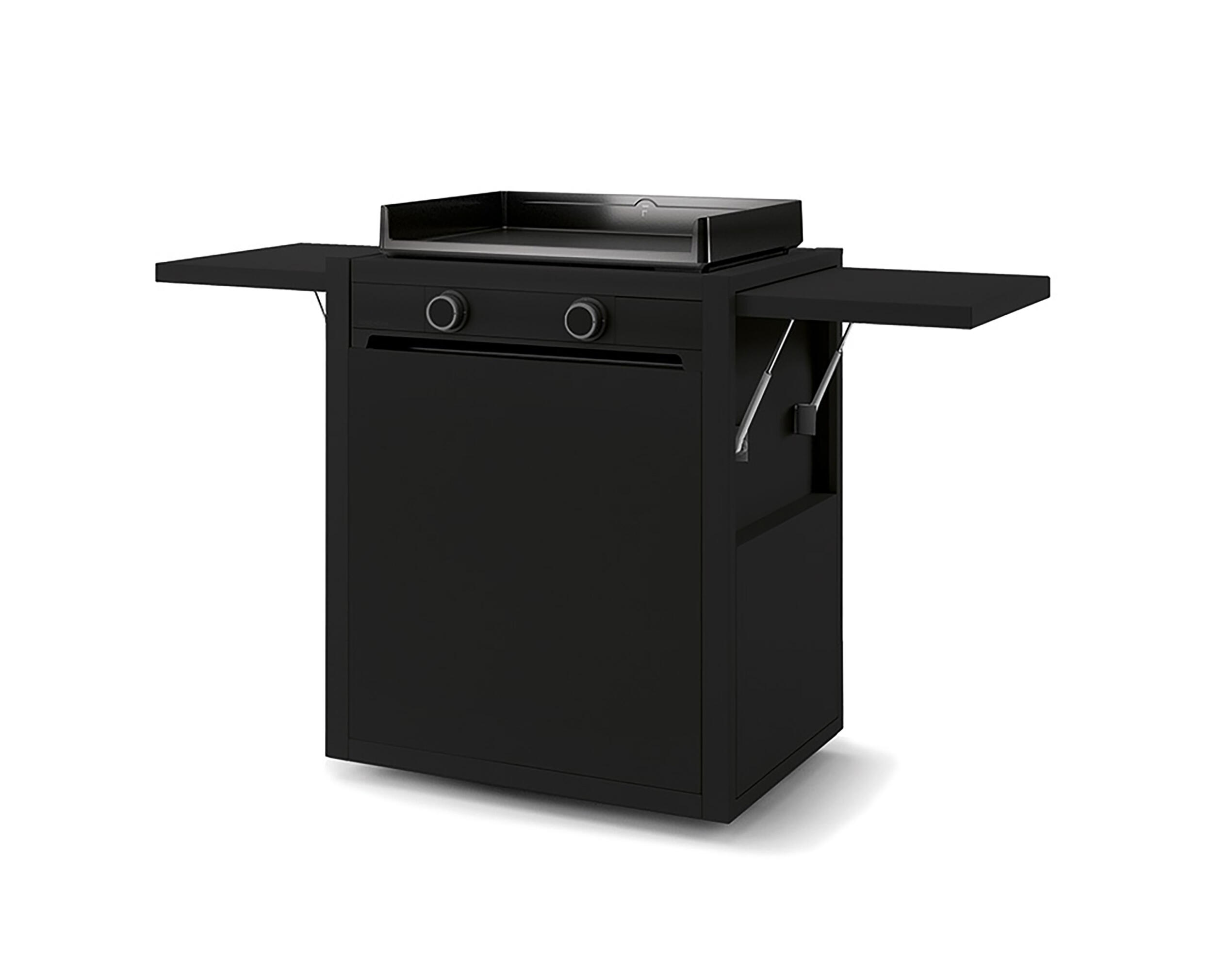 Plancha de gas forge adour modern 60 con carro de 2 quemadores y 5.3 kw de potencia recomendado para más de 10 personas